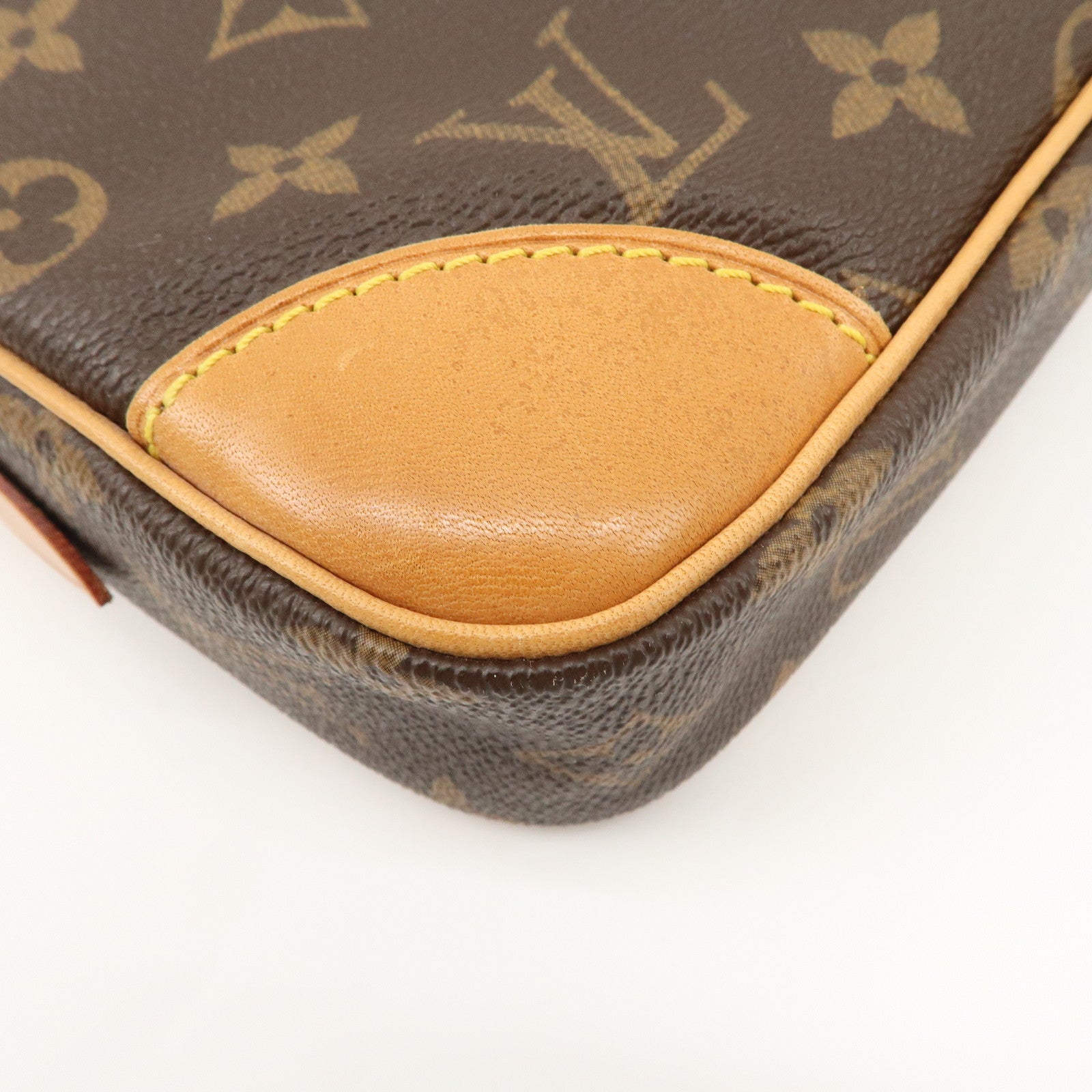 Louis Vuitton Monogram Marly Dragonne GM Clutch Bag Brown M51825 Used