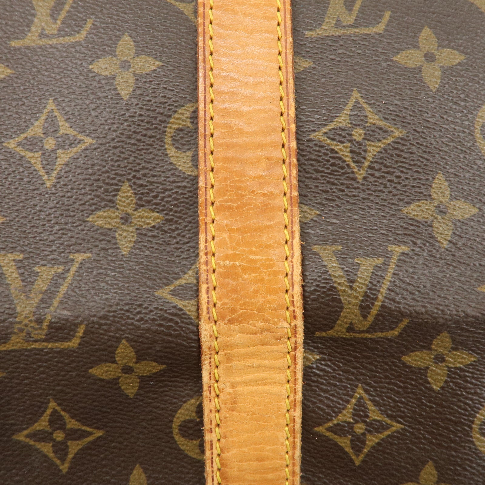 Louis Vuitton Monogram Keep All Bandouliere 50 Boston Bag M41416 Used