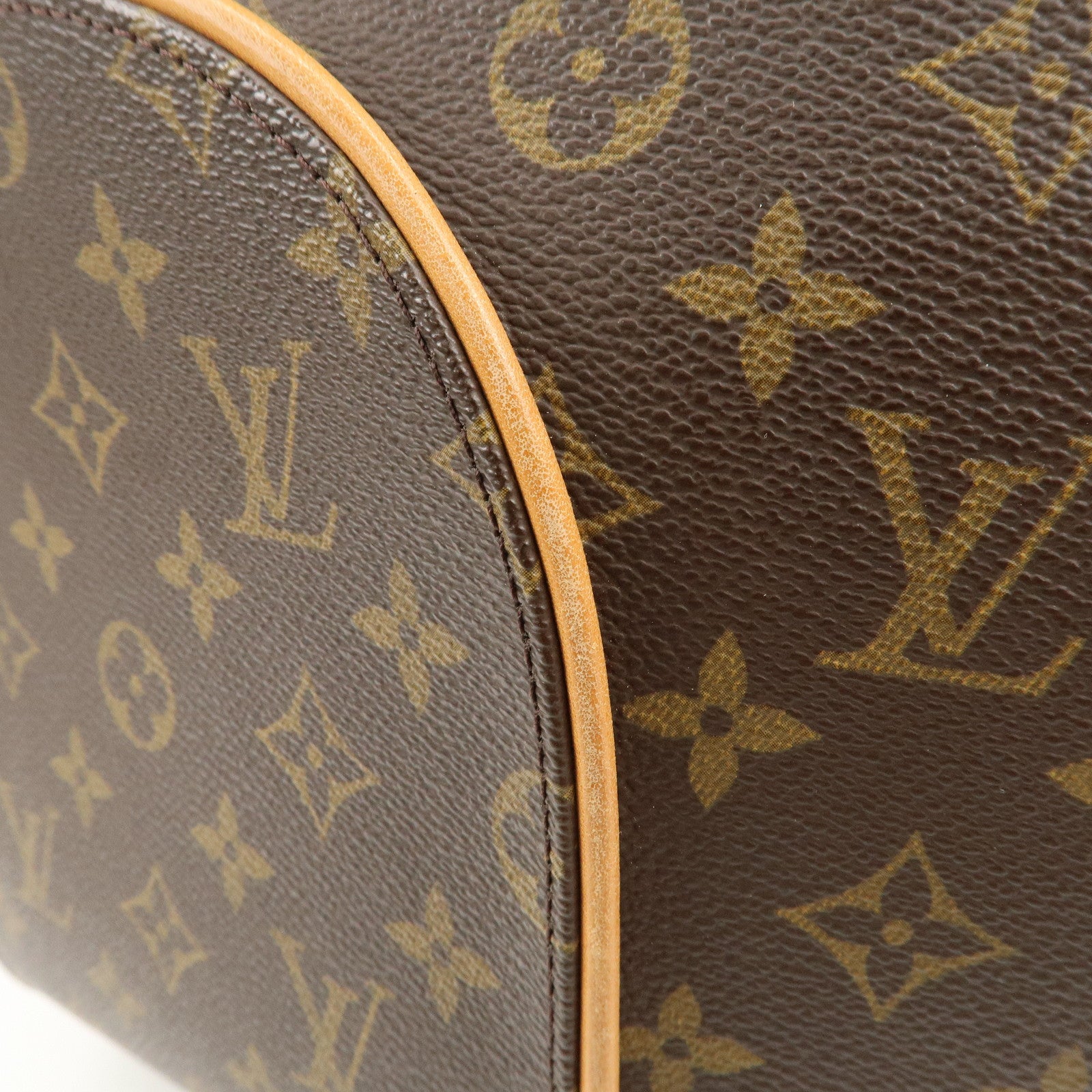 Louis Vuitton Monogram Ellipse MM Hand Bag Brown M51126 Used