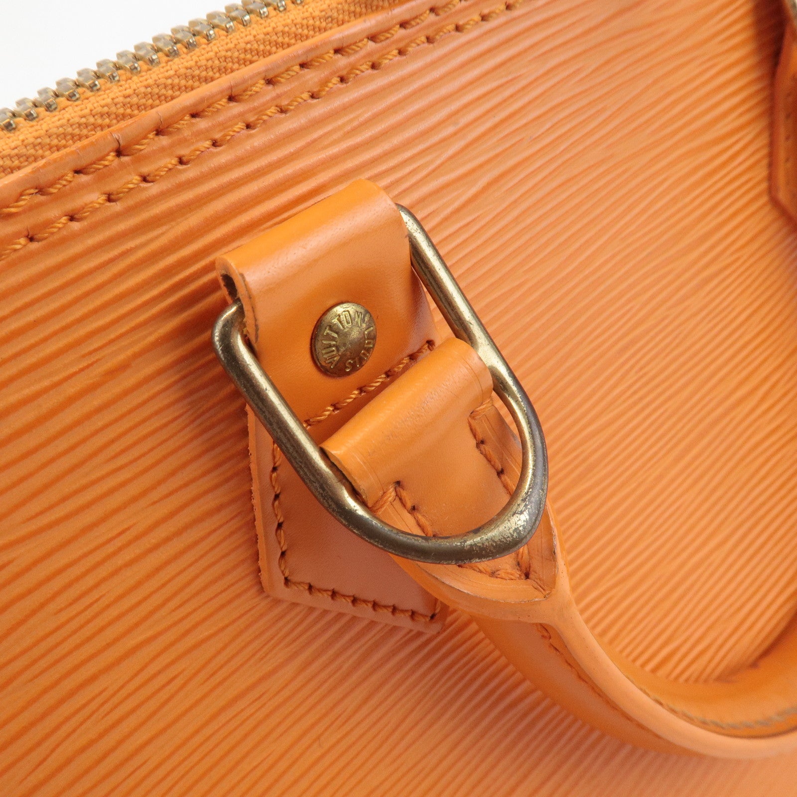 Louis Vuitton Epi Alma PM Hand Bag Pimont Orange M40623