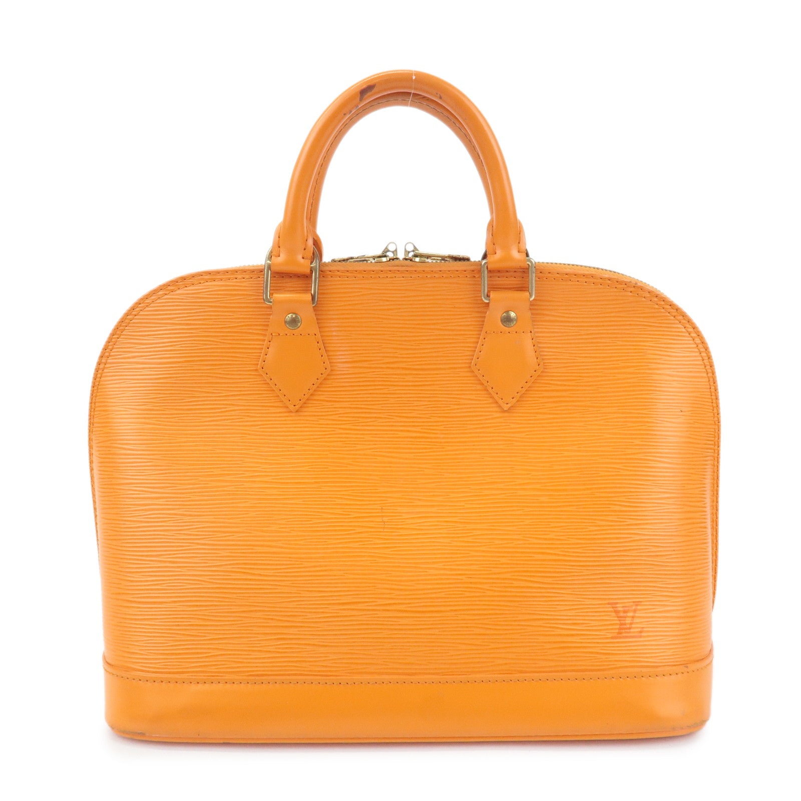 Louis Vuitton Epi Alma PM Hand Bag Pimont Orange M40623