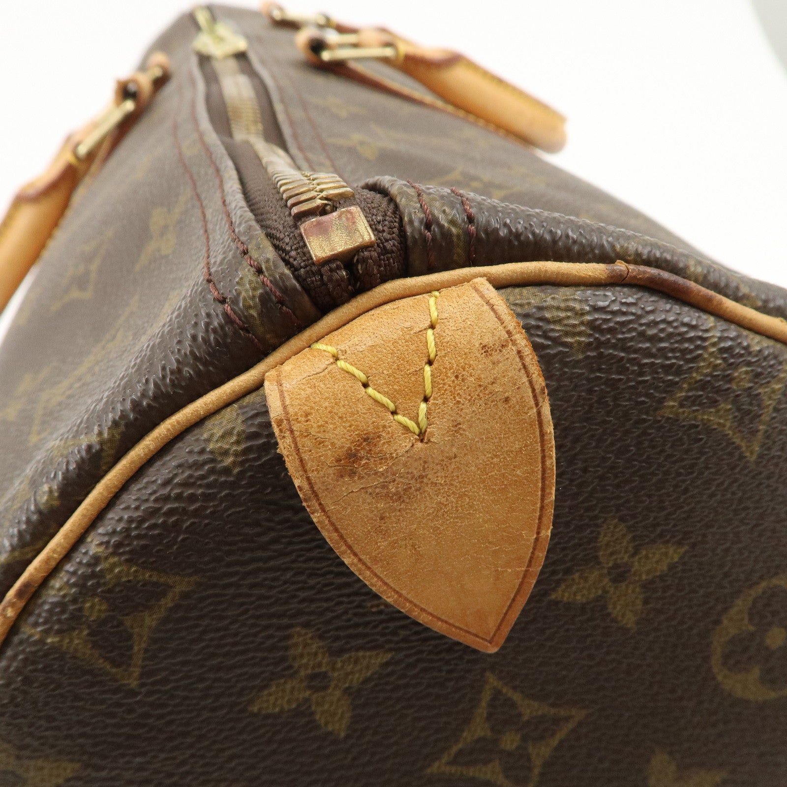 Louis Vuitton Monogram Monogram Keep All 55 Boston Bag Brown M41424 Used