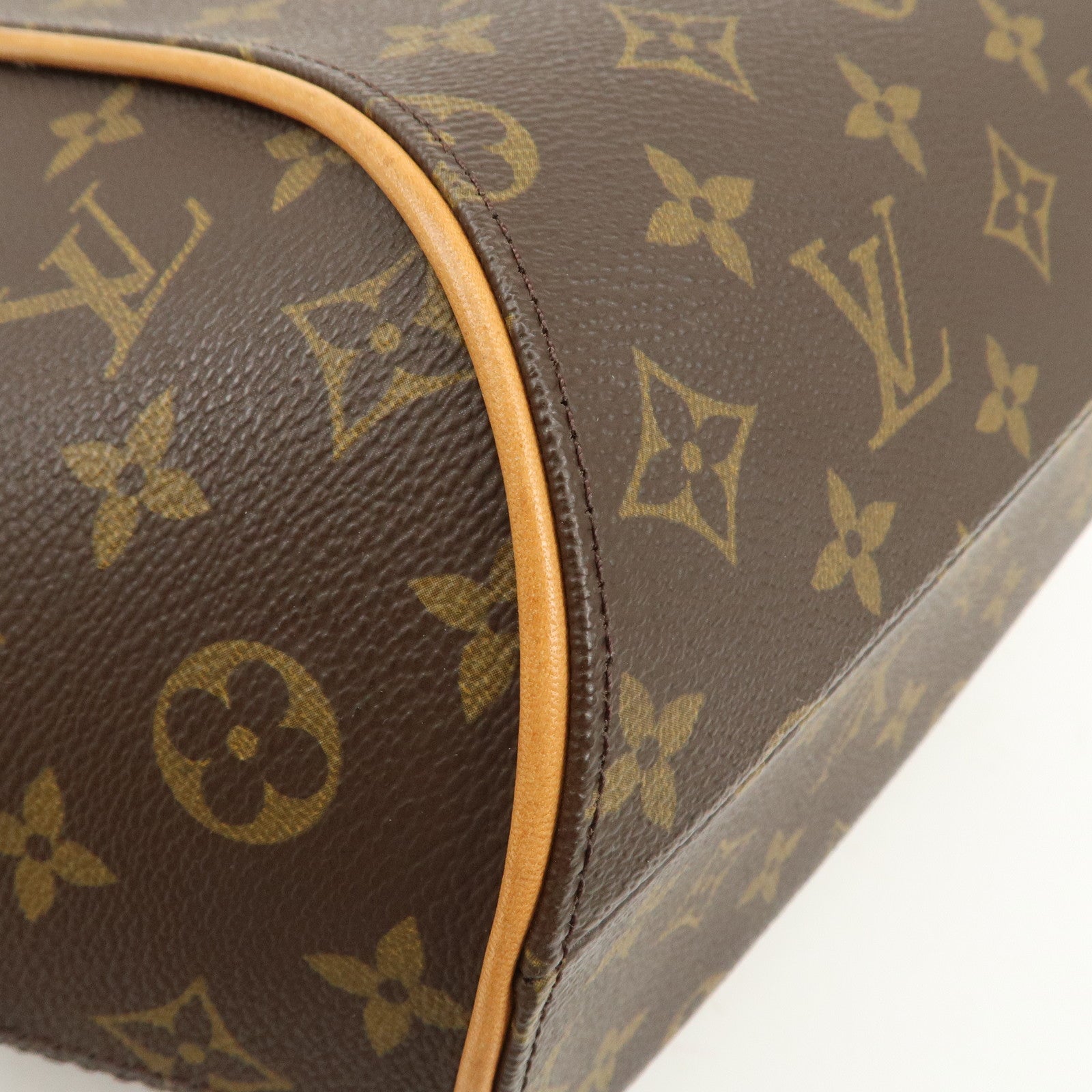 Louis Vuitton Monogram Ellipse MM Hand Bag Brown M51126 Used