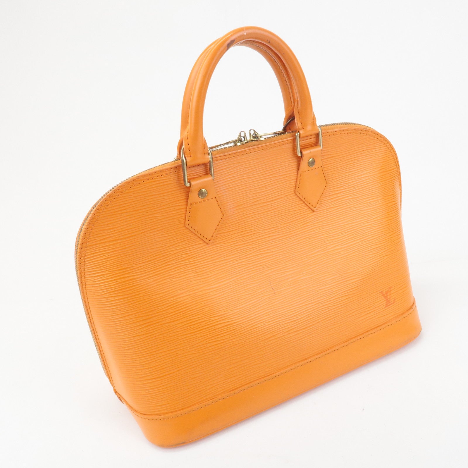 Louis Vuitton Epi Alma PM Hand Bag Pimont Orange M40623