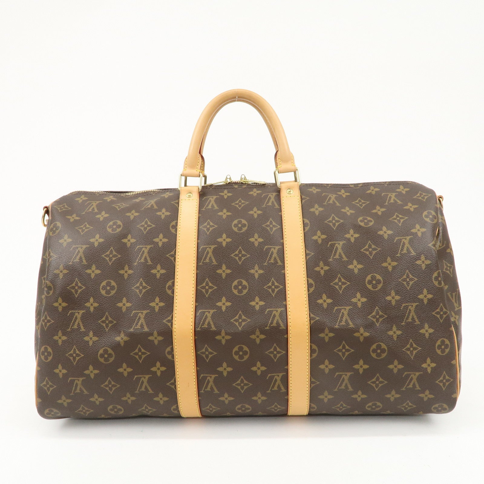 Louis Vuitton Monogram Keep All Bandouliere 50 Boston Bag M41416 Used