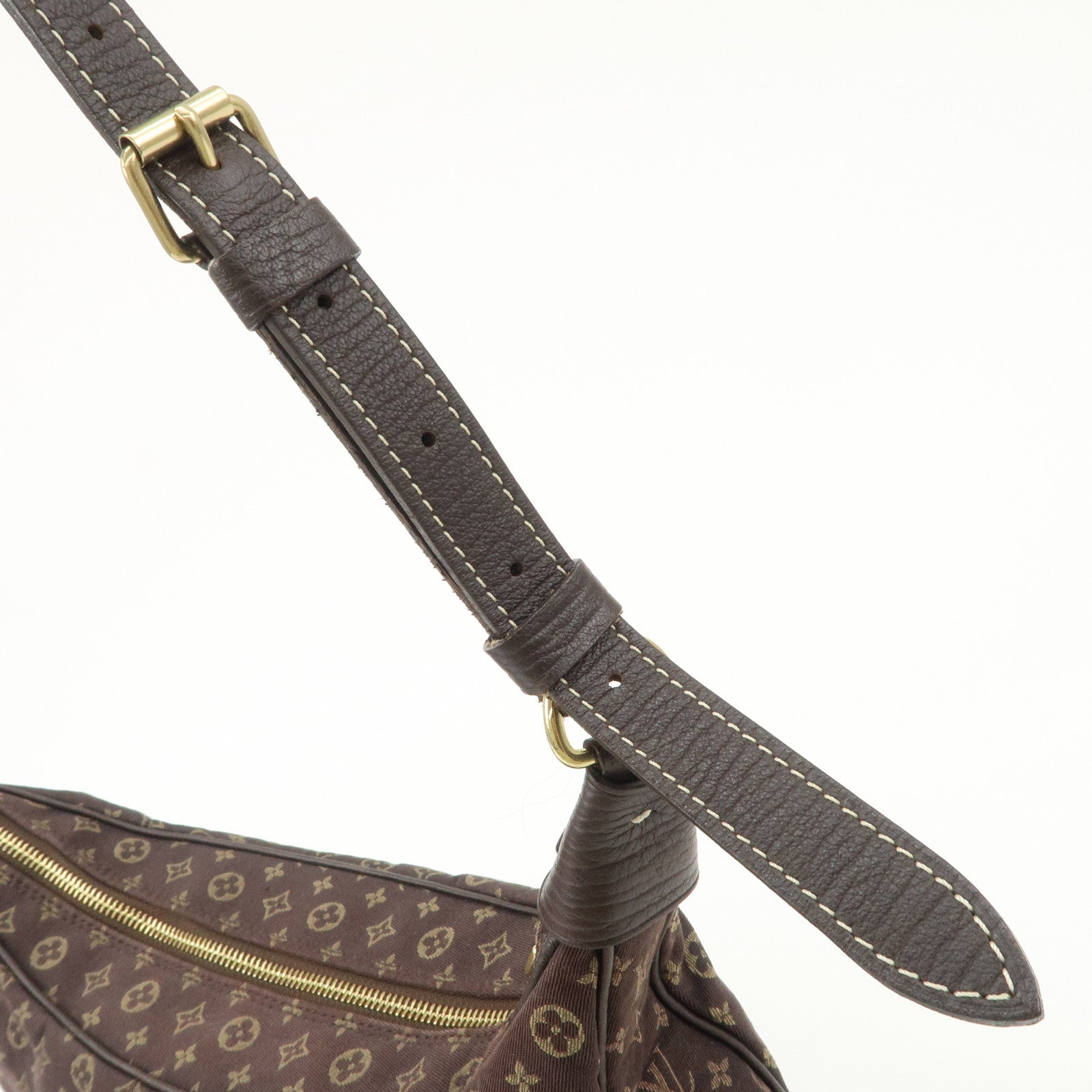 Louis Vuitton Monogram Mini Lin Boulogne Shoulder Bag Ebene M95225