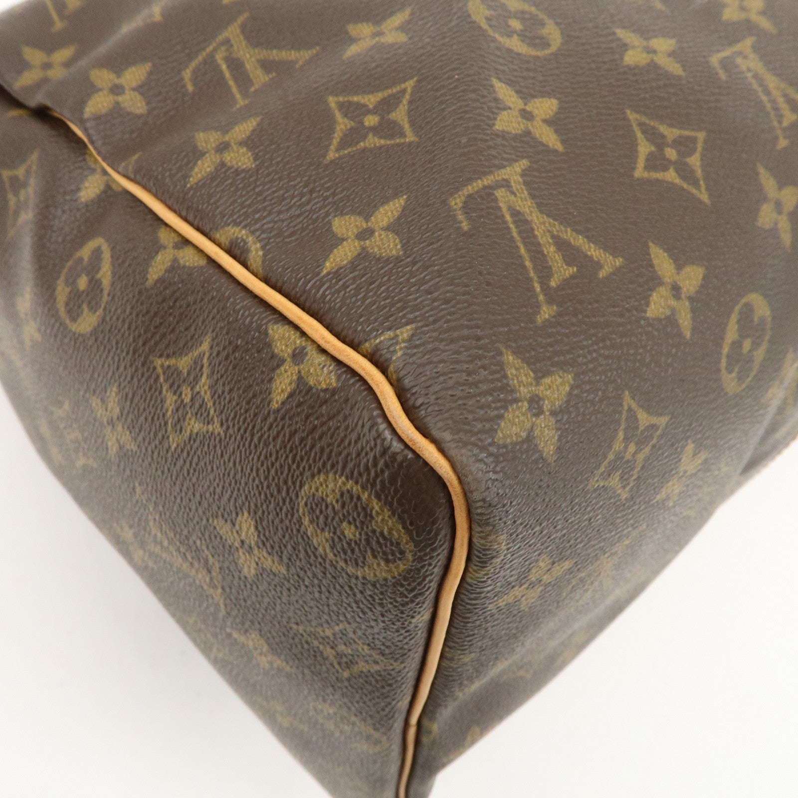 Louis Vuitton Monogram Keep All 45 Boston Bag Brown M41428 Used