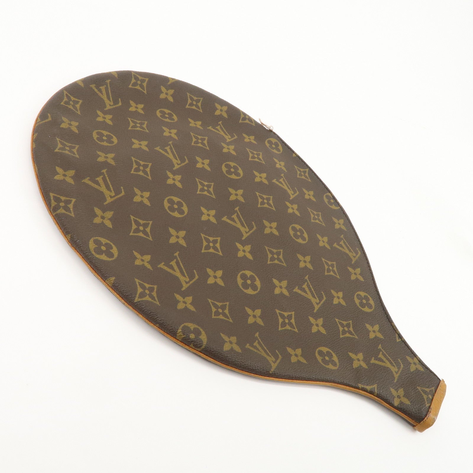 Louis Vuitton Monogram Canvas Leather Racket Case Brown