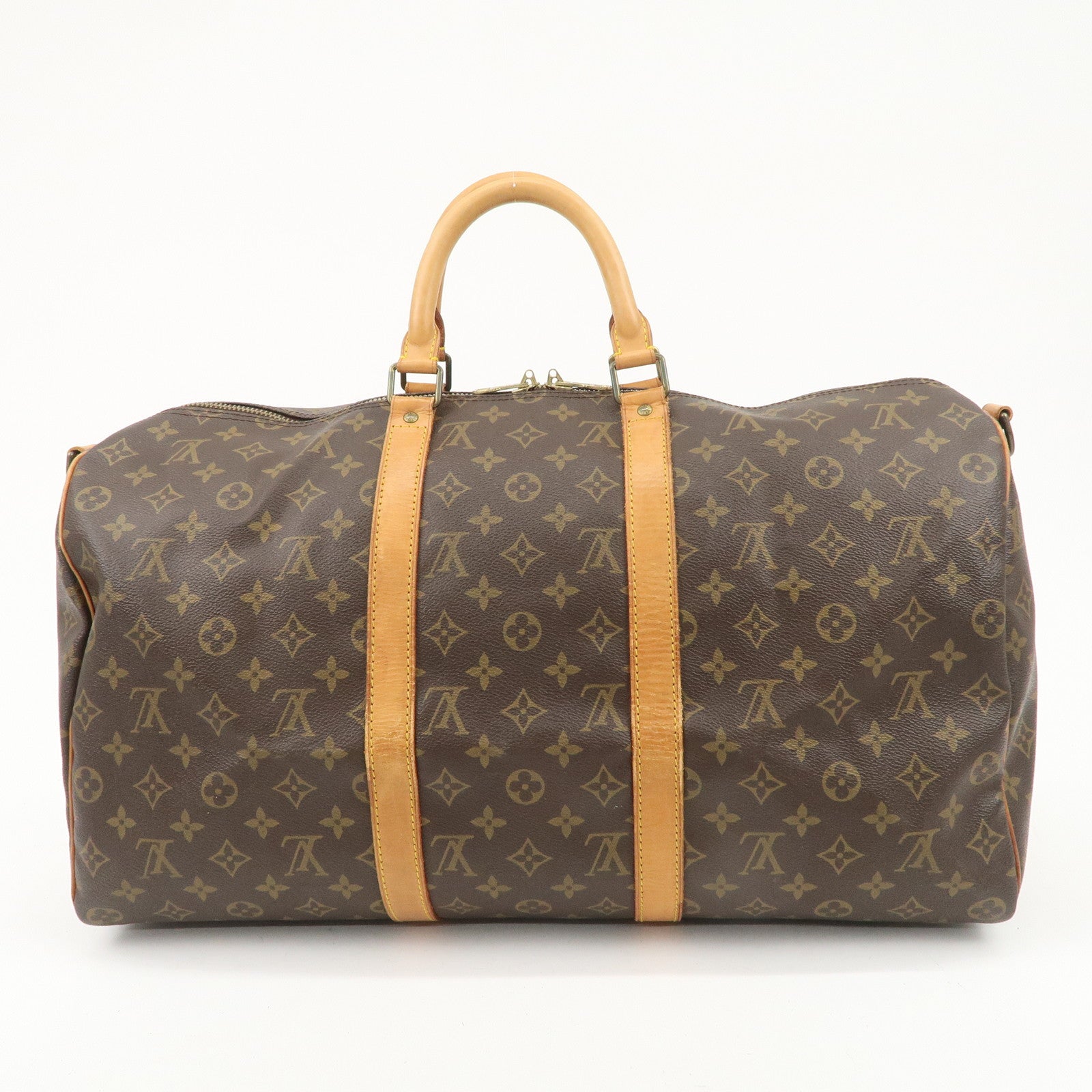 Louis Vuitton Monogram Keep All Bandouliere 50 Boston Bag M41416 Used