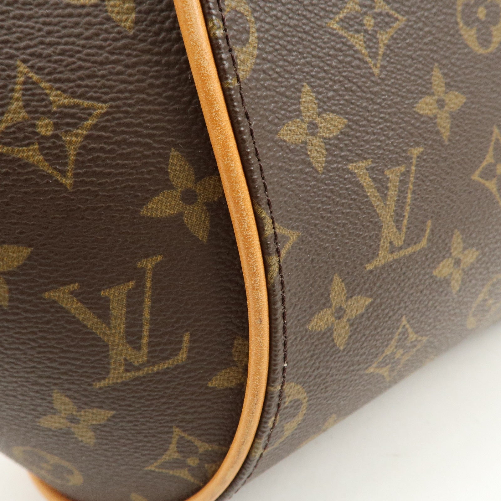 Louis Vuitton Monogram Ellipse MM Hand Bag Brown M51126 Used