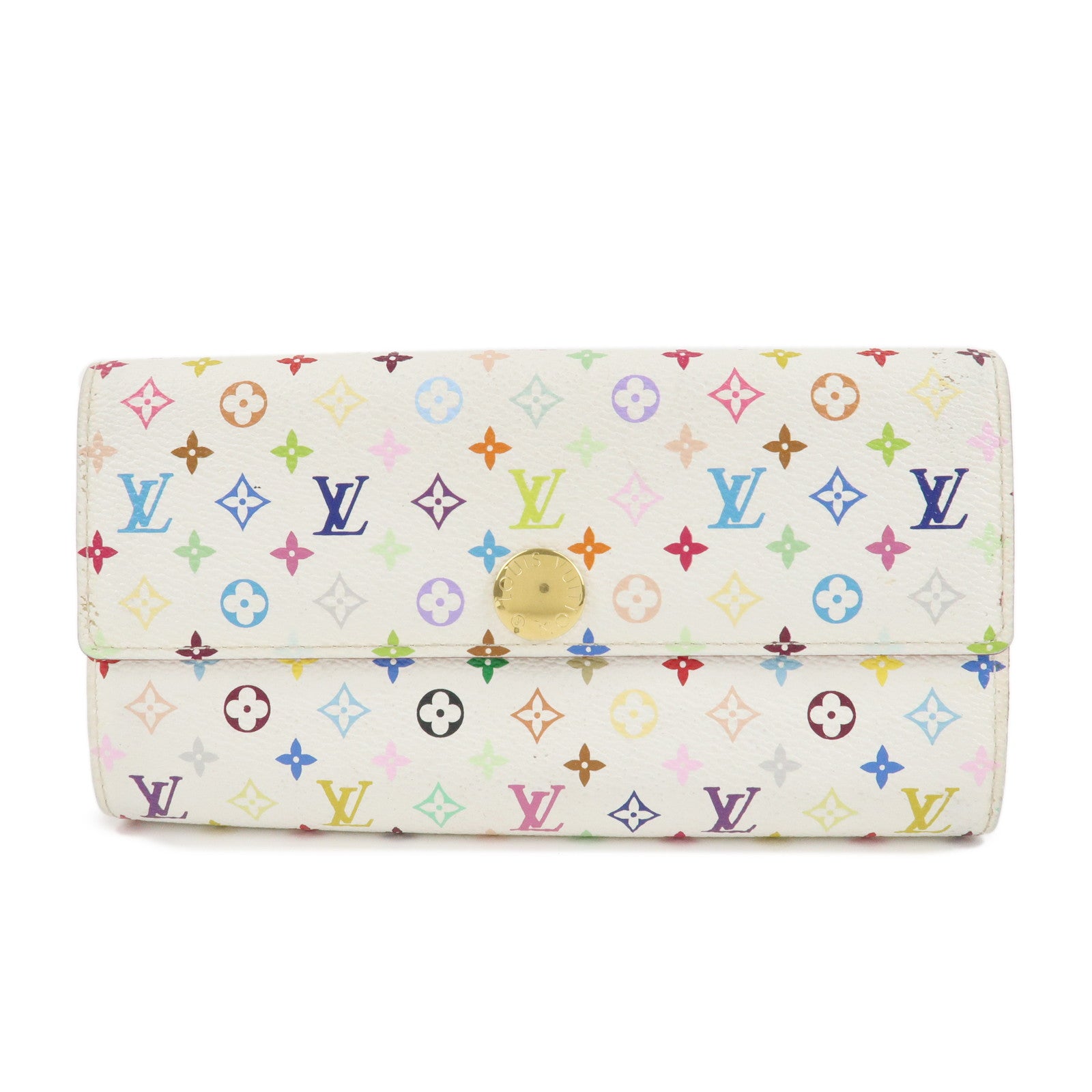 Louis Vuitton Monogram Multicolor Portefeuille Sarah Wallet M93532