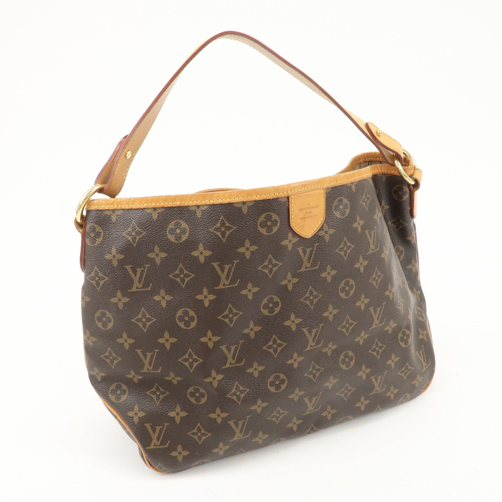 Louis Vuitton Monogram Delightful PM Shoulder Brown Shoulder Bag M40352 Used