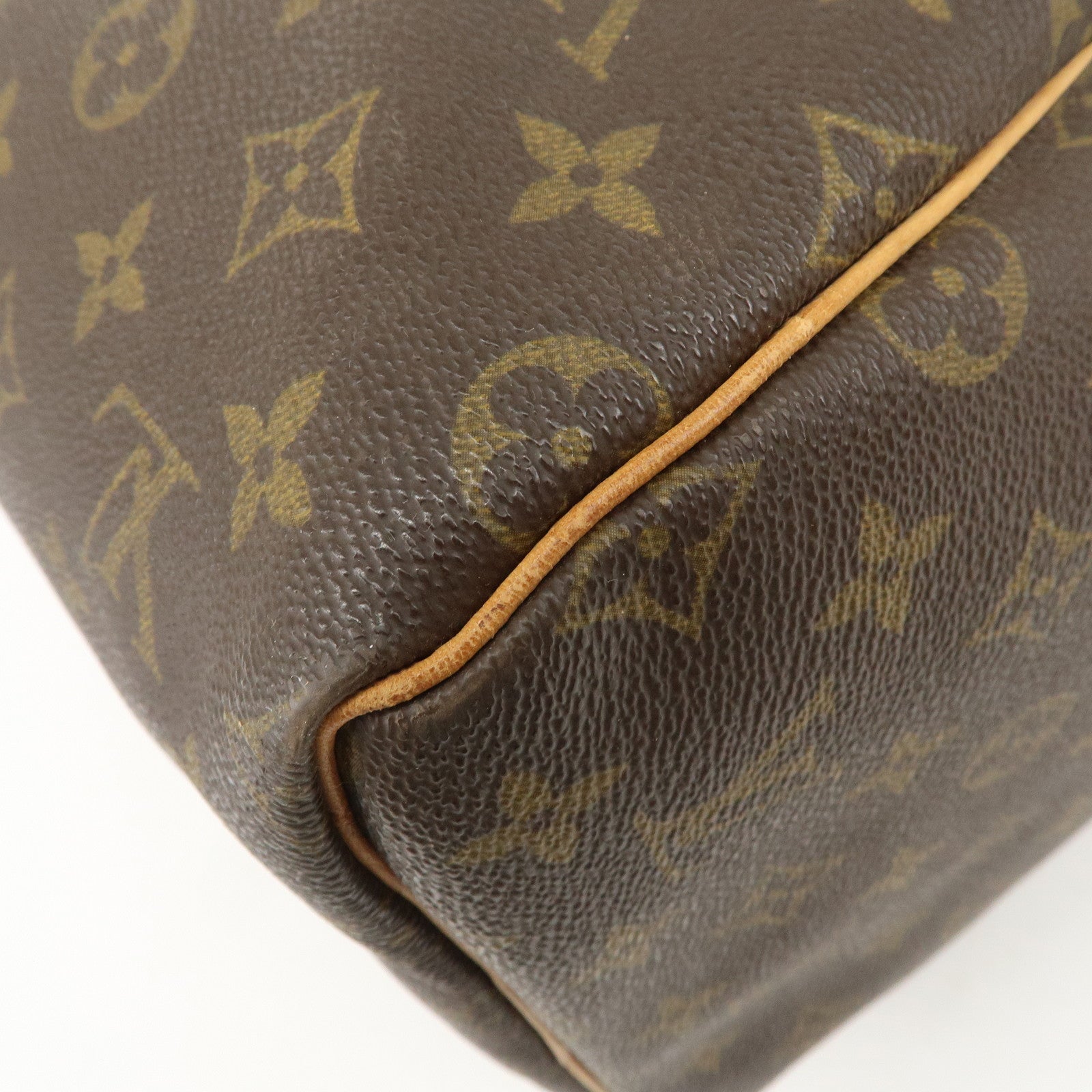 Louis Vuitton Monogram Monogram Keep All 55 Boston Bag Brown M41424 Used