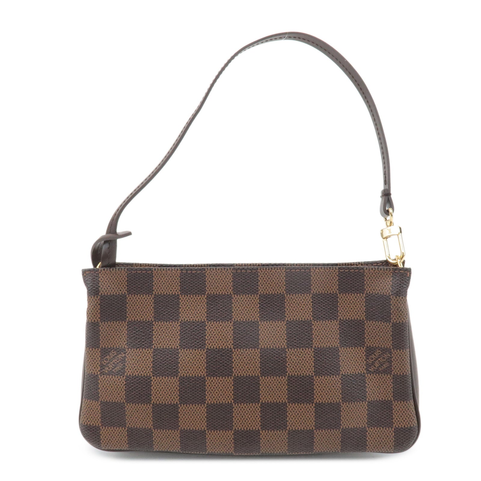 Louis Vuitton Damier Navona Accessoires Pouch Hand Bag Brown N51983