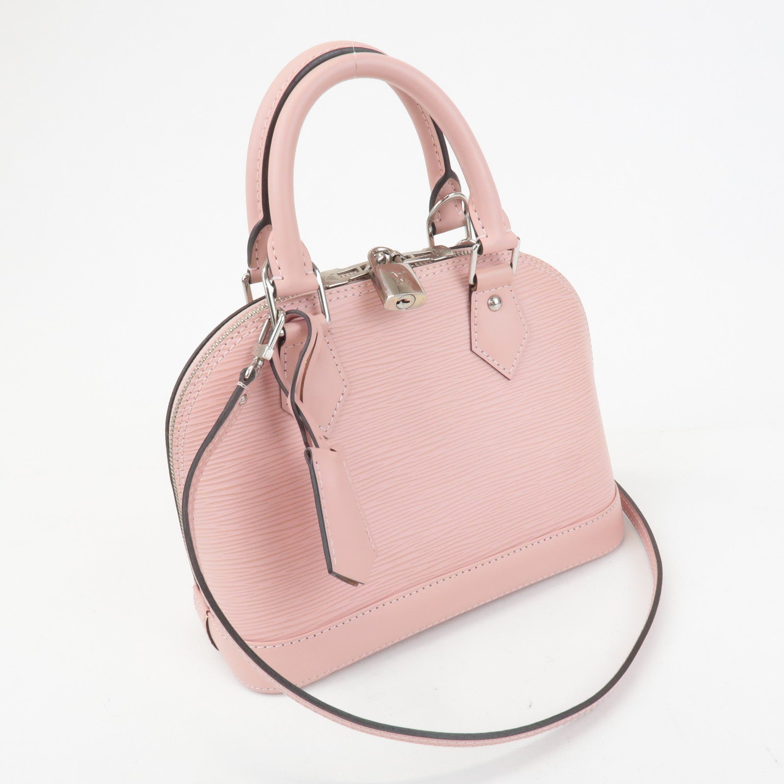 Louis Vuitton Epi Alma BB 2Way Hand Bag Rose Ballerine M41327