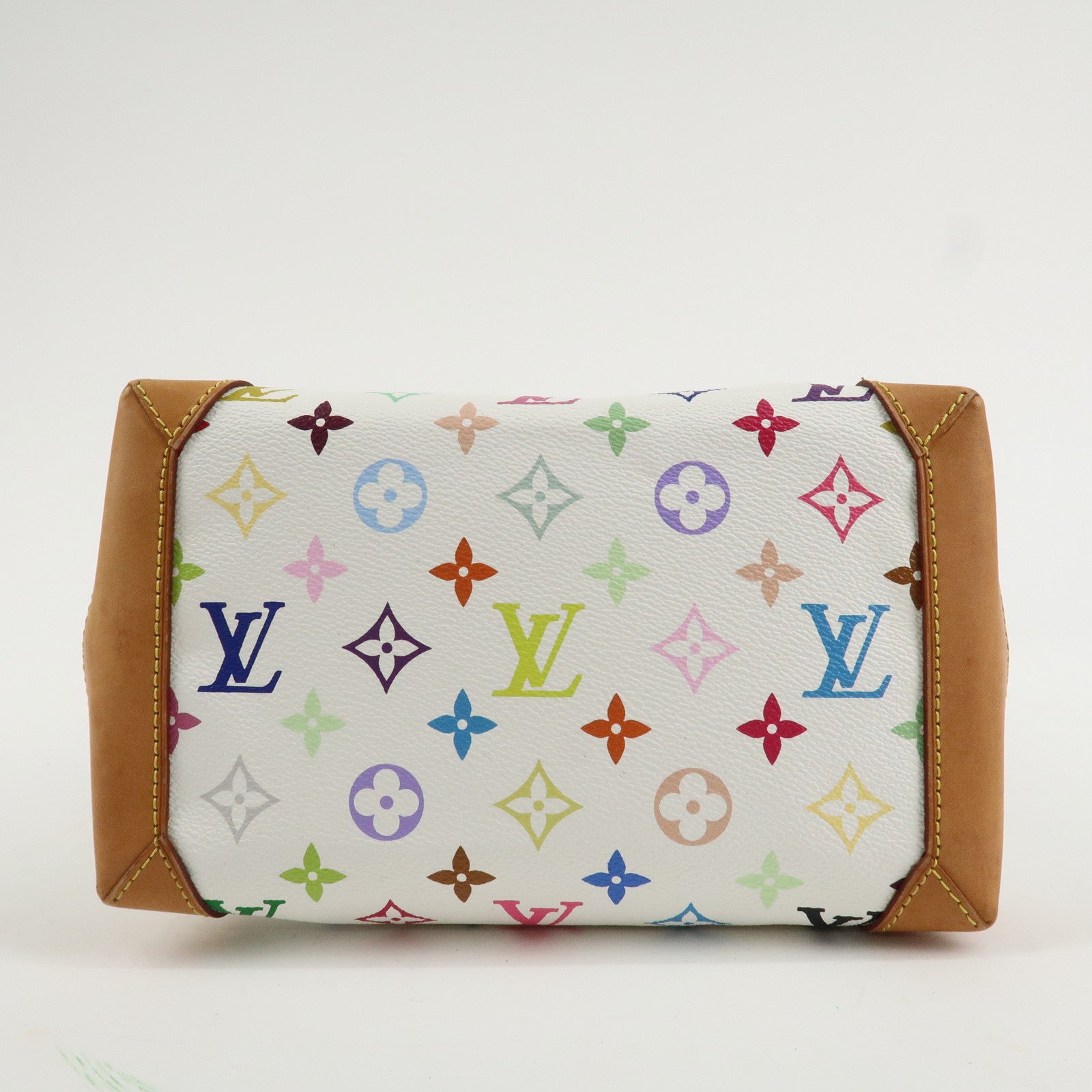 Louis Vuitton Monogram Multicolor Audra Hand Bag Blanc M40047