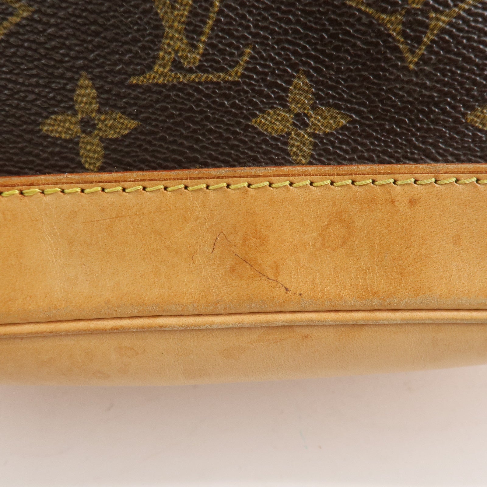 Louis Vuitton Monogram Alma Hand Bag Brown Brown M51130