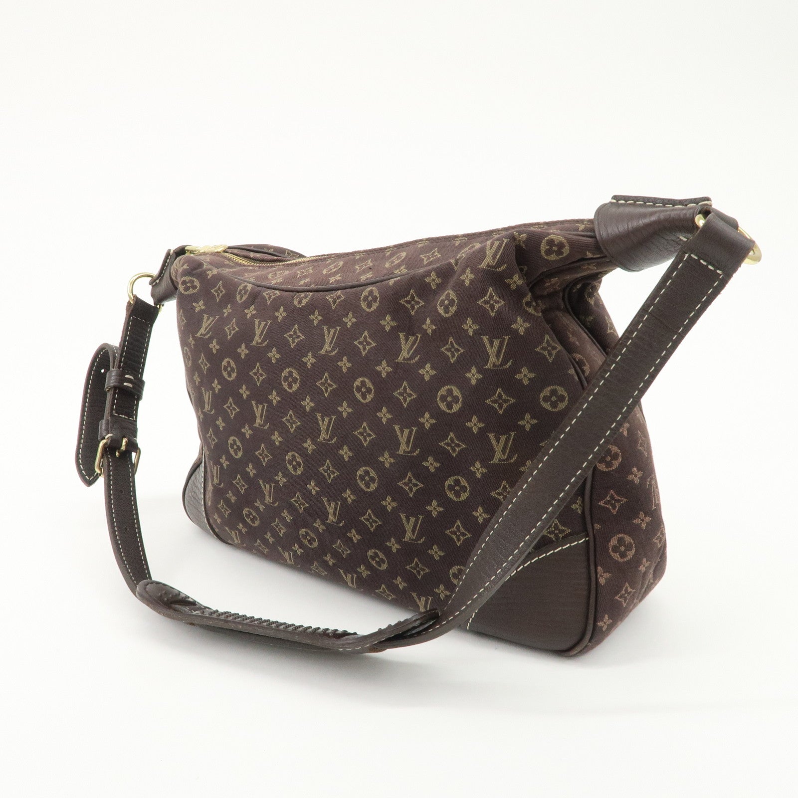 Louis Vuitton Monogram Mini Lin Boulogne Shoulder Bag Ebene M95225