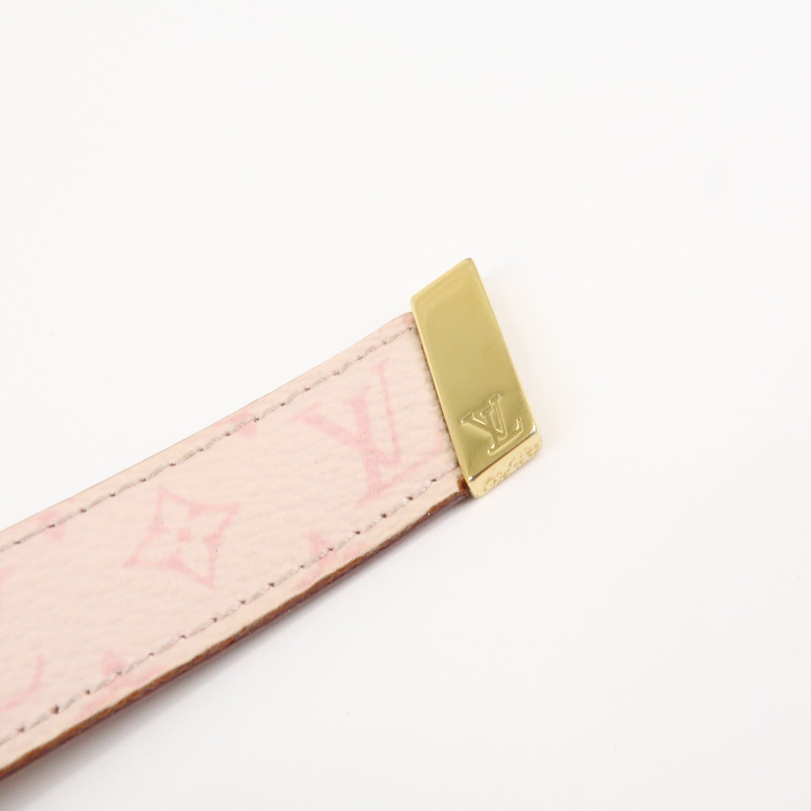 Louis Vuitton Monogram Blossom Suntulle 70/28 Belt Pink M9273 Used