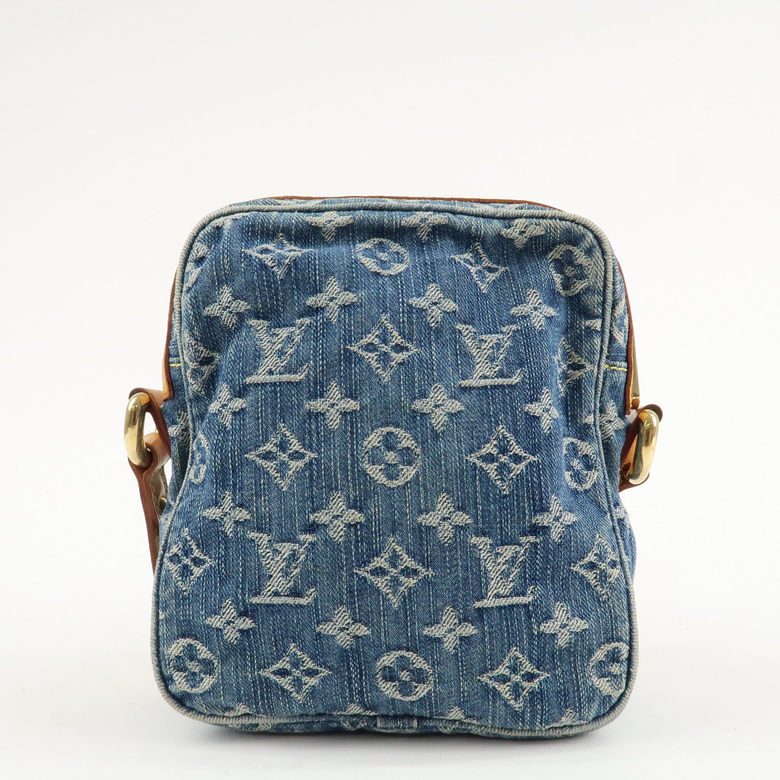 Louis Vuitton Monogram Denim Camera Bag Shoulder Bag Blue M95348 Used