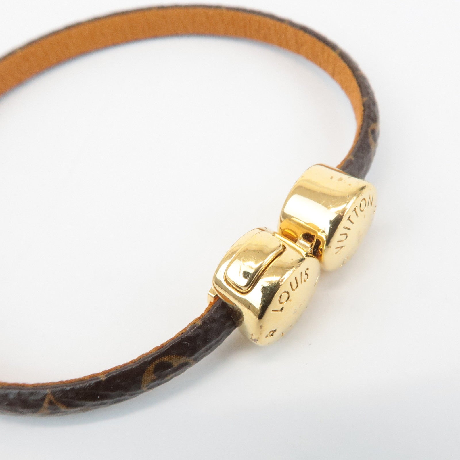 Louis Vuitton Monogram Canvas Hysteric Mini Bracelet M6407E