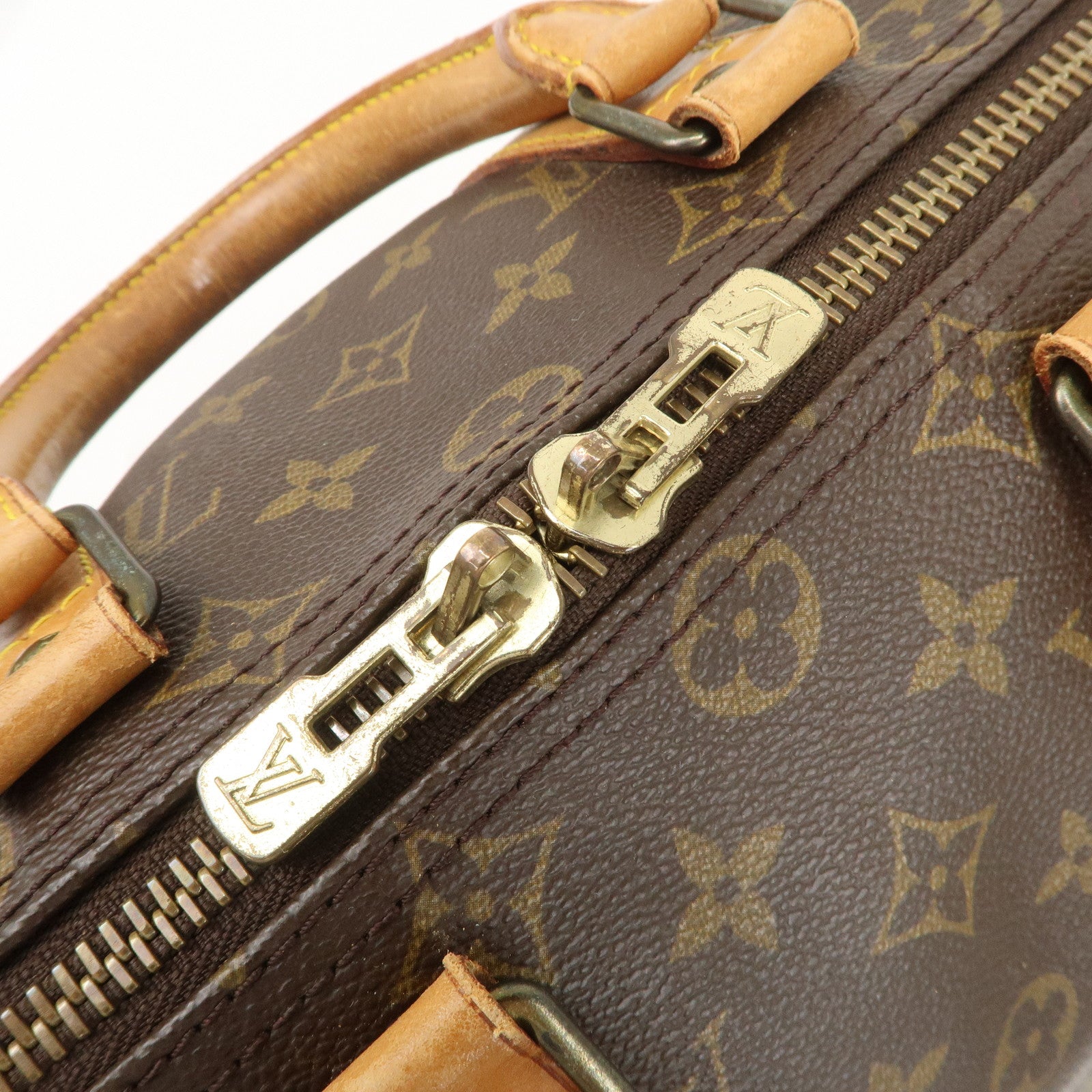 Louis Vuitton Monogram Keep All 45 Boston Bag Brown M41428 Used