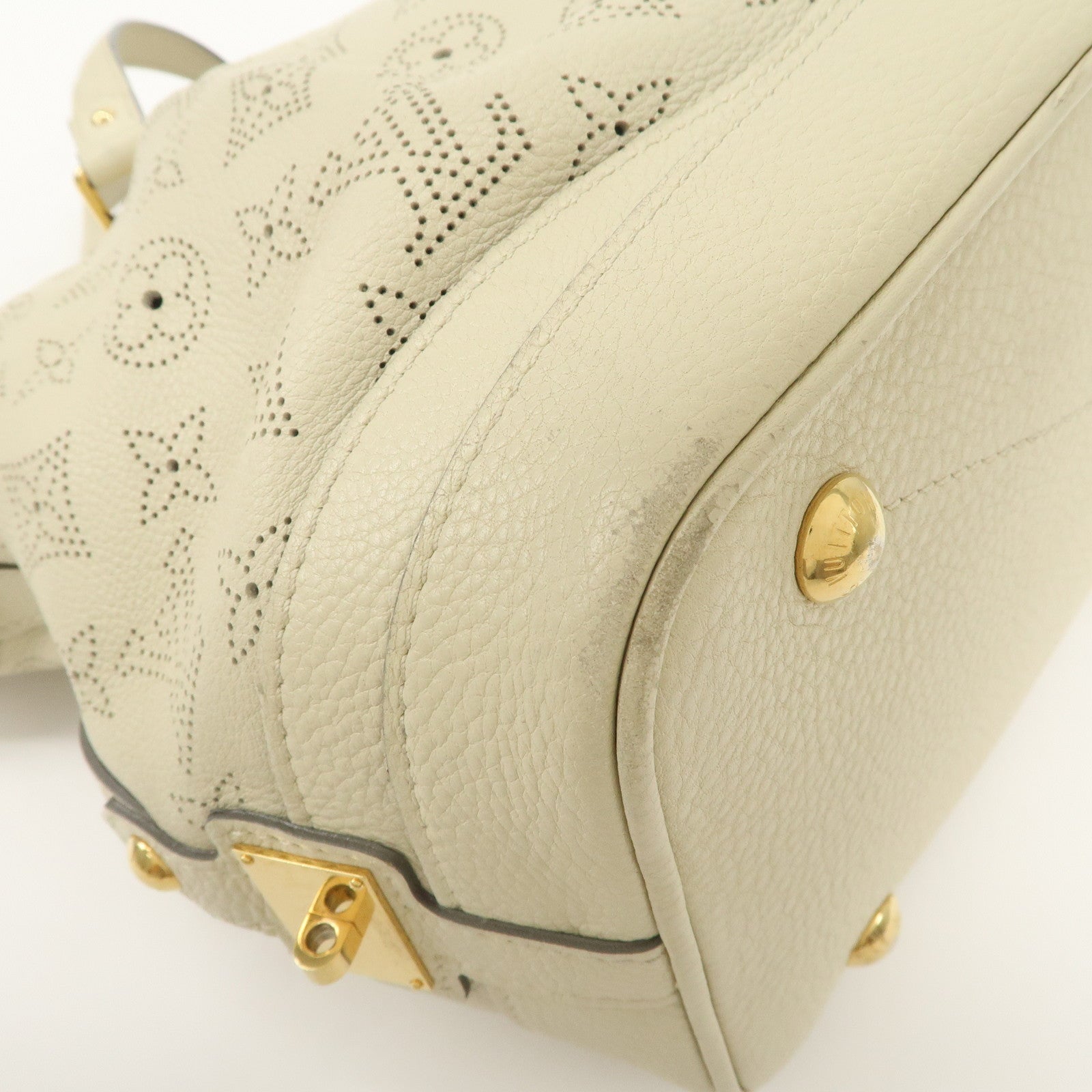 Louis Vuitton Monogram Mahina Stella PM 2Way Shoulder Bag Blanc M93067 Used