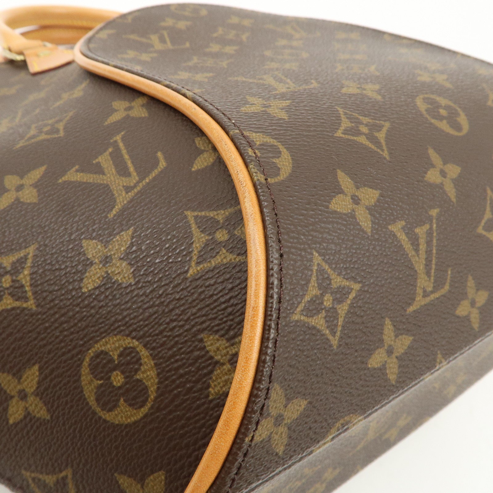 Louis Vuitton Monogram Ellipse MM Hand Bag Brown M51126 Used