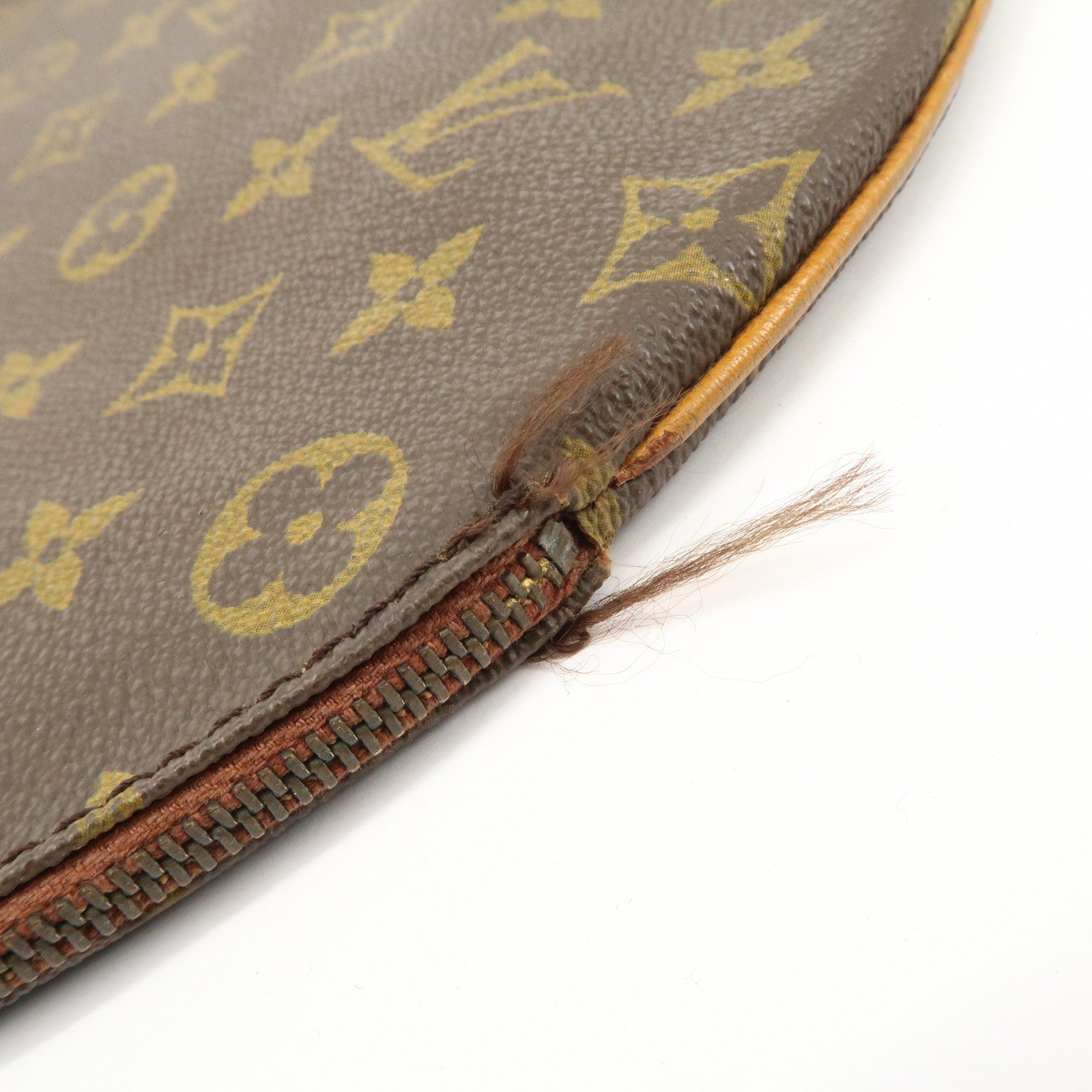 Louis Vuitton Monogram Canvas Leather Racket Case Brown