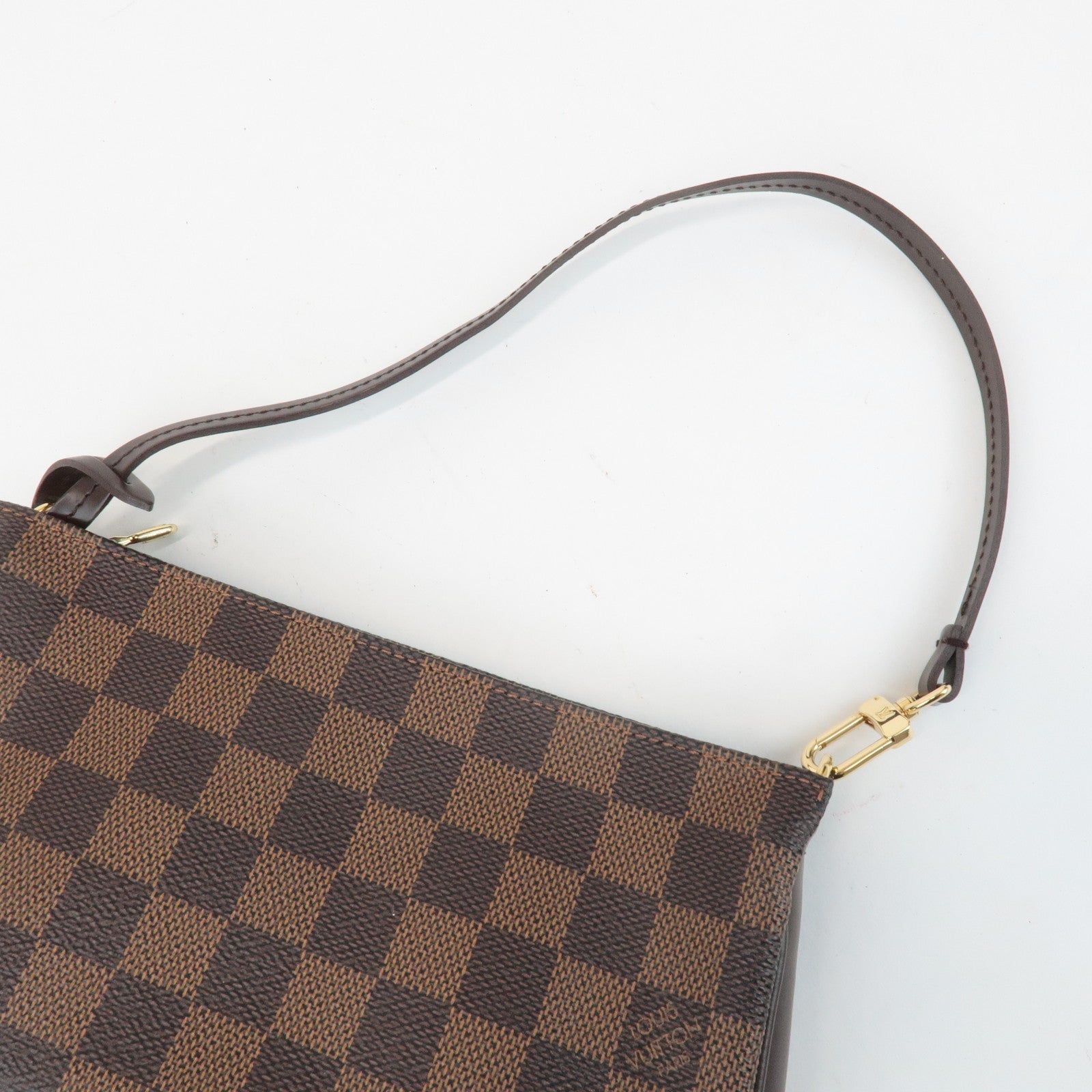 Louis Vuitton Damier Navona Accessoires Pouch Hand Bag Brown N51983