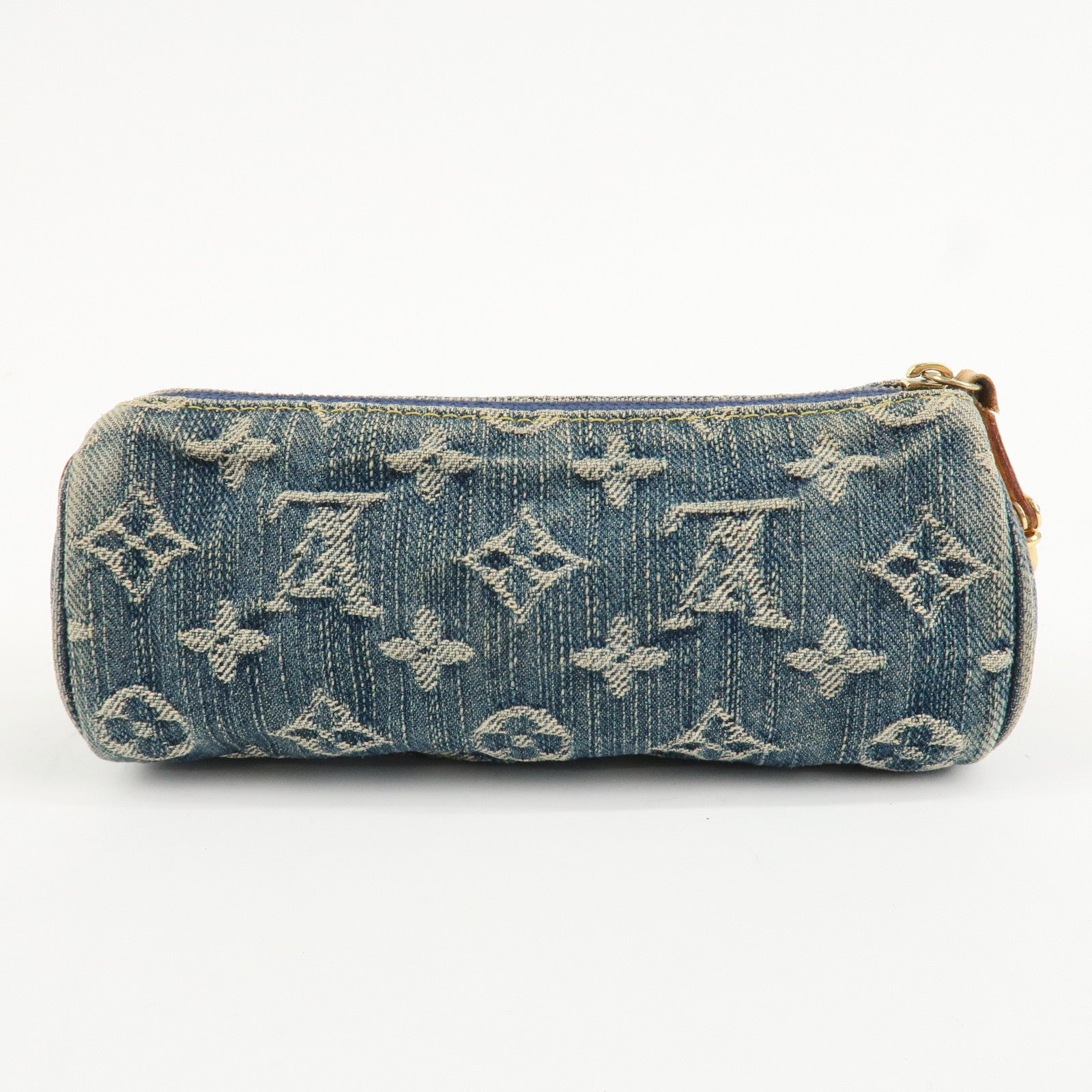 Louis Vuitton Monogram Denim Trousse Speedy GM Cosmetic Pouch M95081 Used