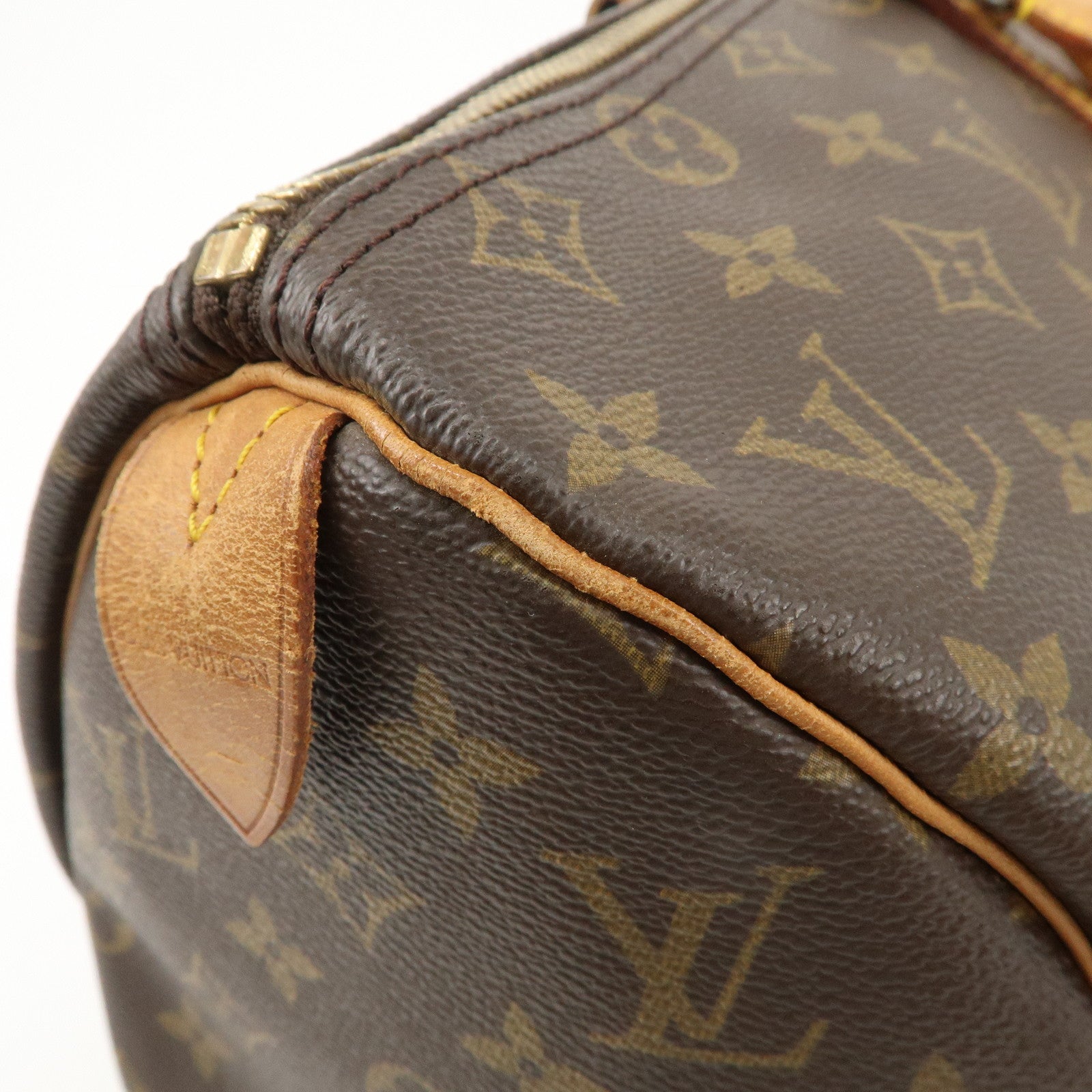 Louis Vuitton Monogram Keep All 45 Boston Bag Brown M41428 Used