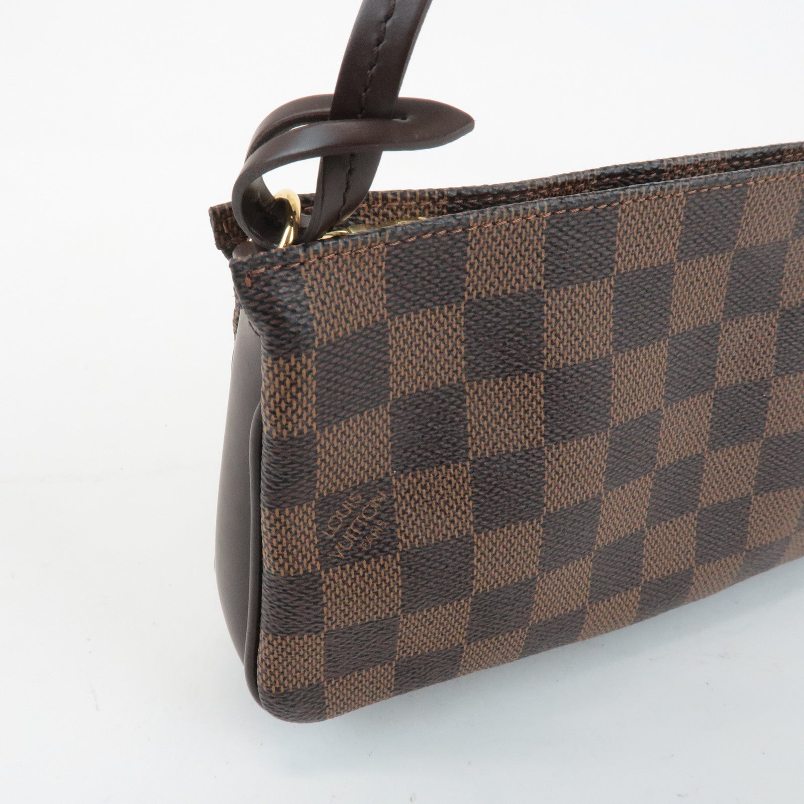 Louis Vuitton Damier Navona Accessoires Pouch Hand Bag Brown N51983