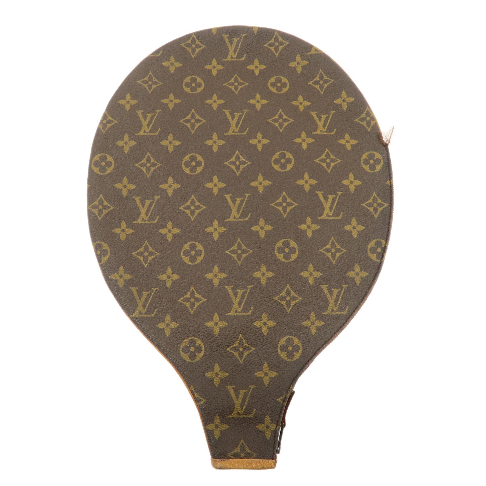 Louis Vuitton Monogram Canvas Leather Racket Case Brown