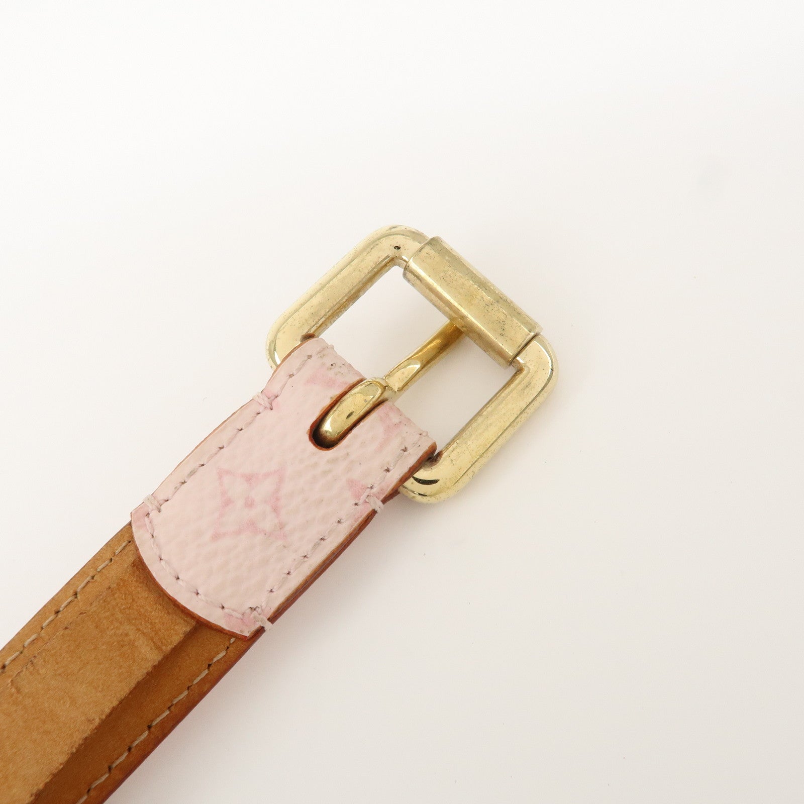 Louis Vuitton Monogram Blossom Suntulle 70/28 Belt Pink M9273 Used