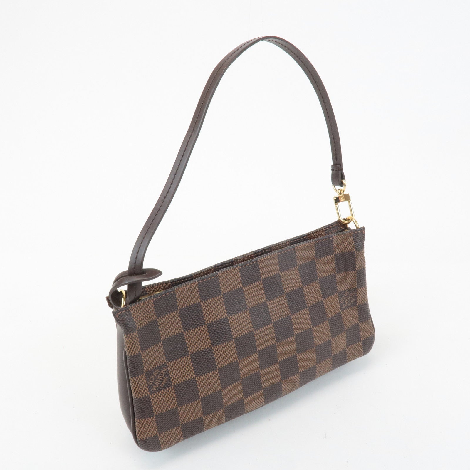 Louis Vuitton Damier Navona Accessoires Pouch Hand Bag Brown N51983