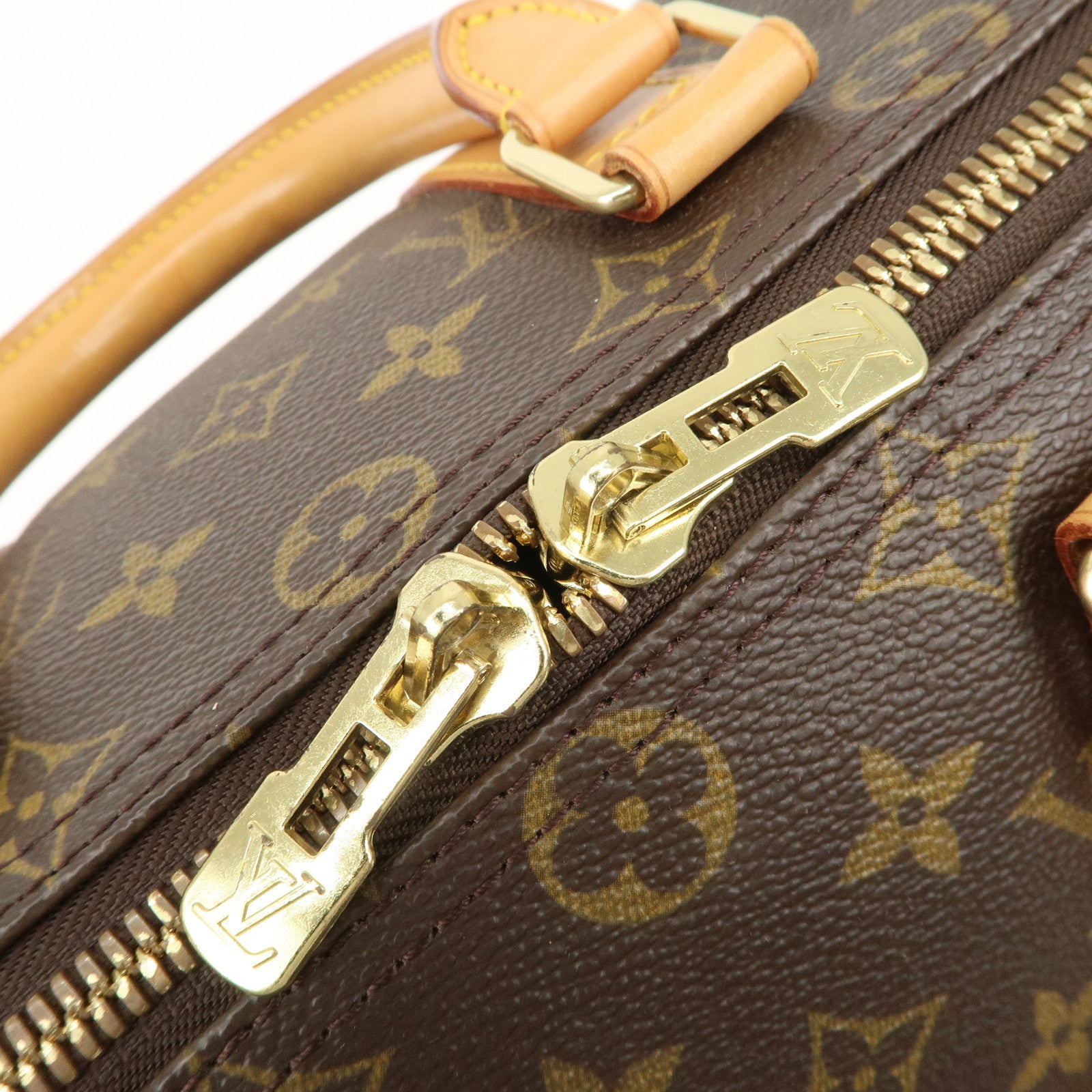 Louis Vuitton Monogram Keep All 45 Boston Bag Brown M41428 Used