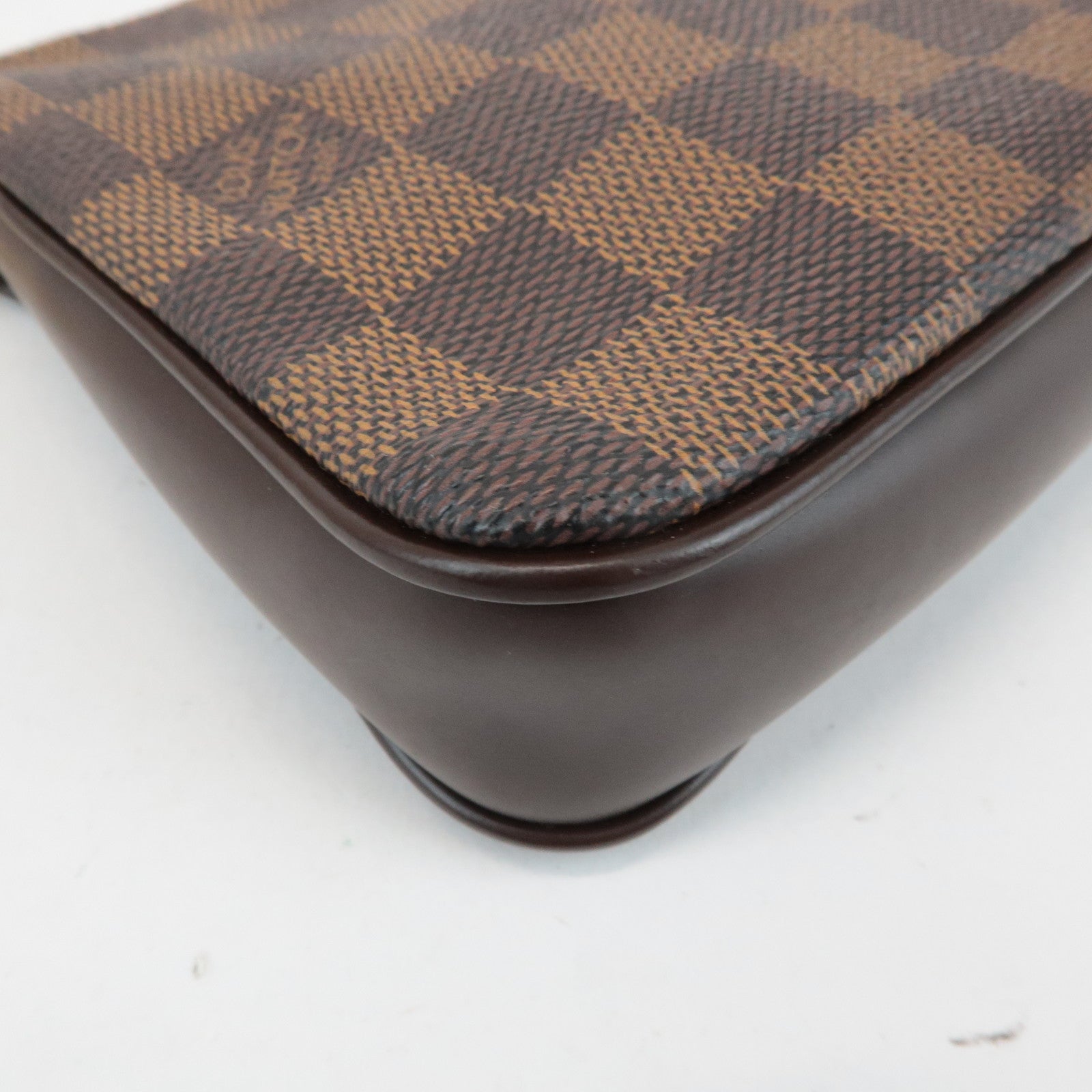 Louis Vuitton Damier Navona Accessoires Pouch Hand Bag Brown N51983