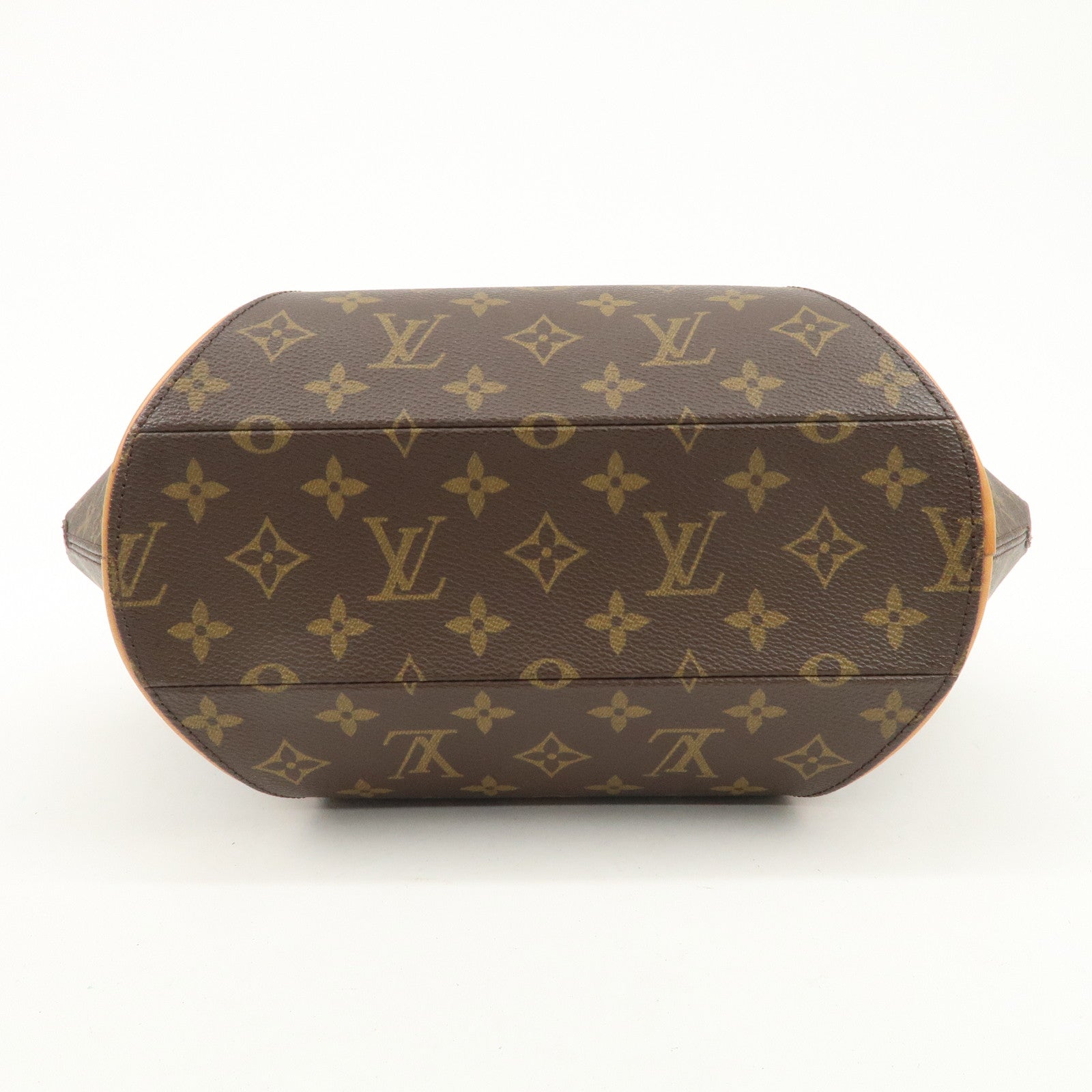 Louis Vuitton Monogram Ellipse MM Hand Bag Brown M51126 Used