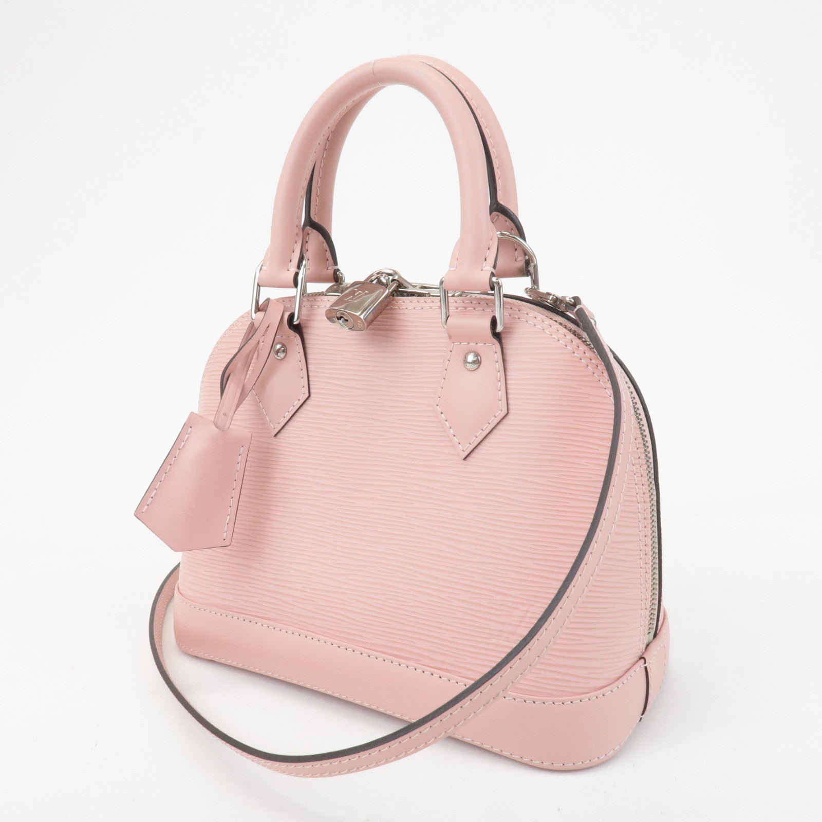 Louis Vuitton Epi Alma BB 2Way Hand Bag Rose Ballerine M41327