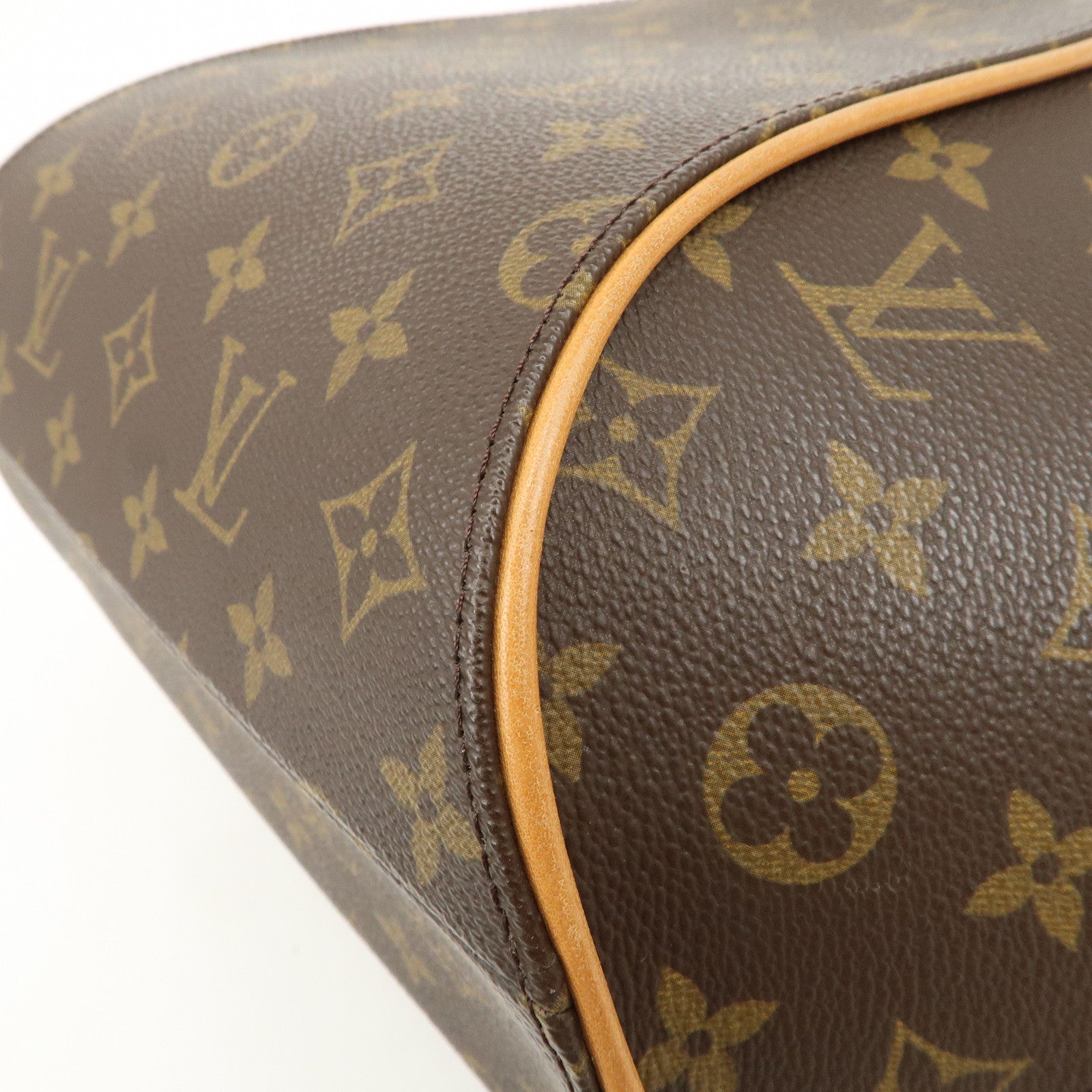 Louis Vuitton Monogram Ellipse MM Hand Bag Brown M51126 Used