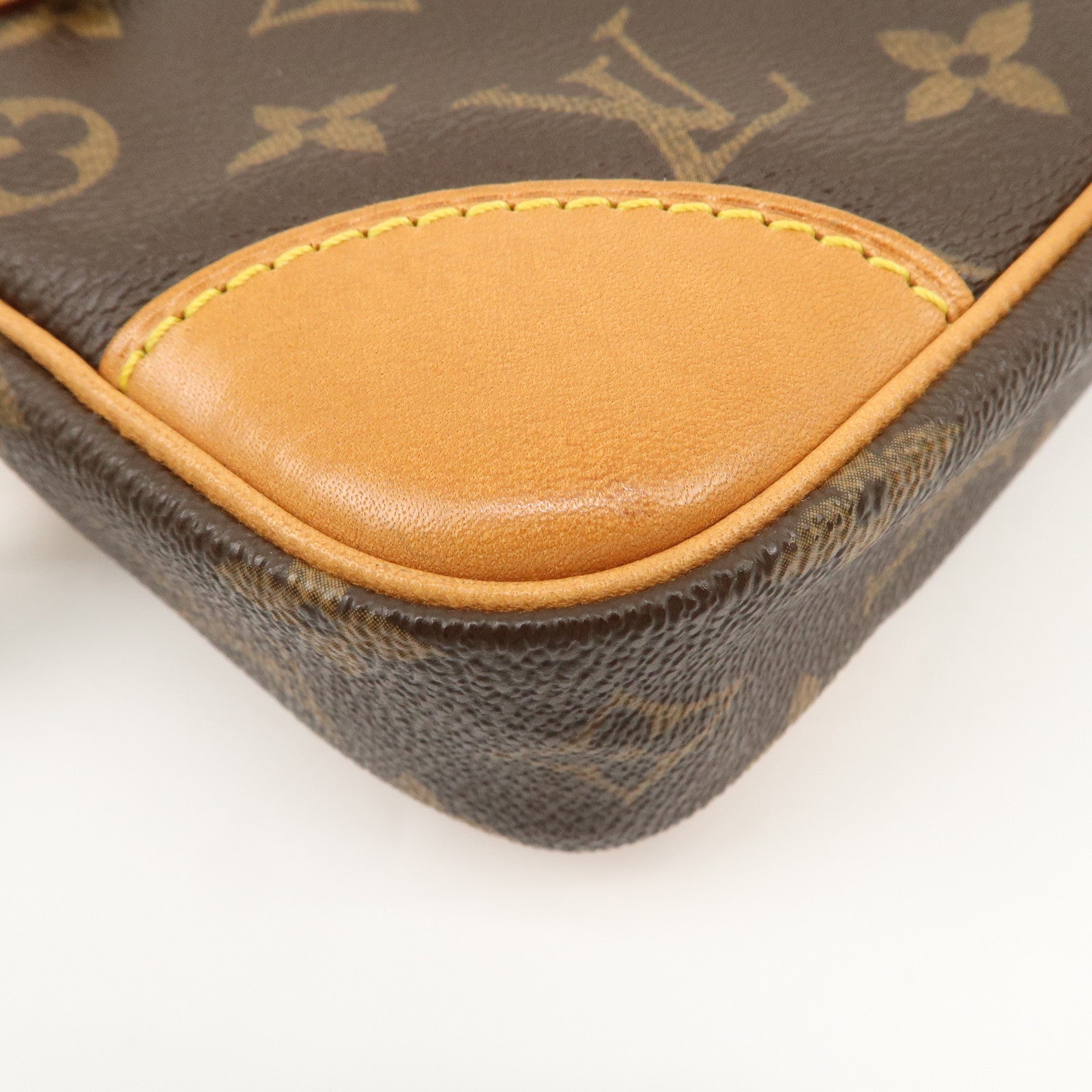 Louis Vuitton Monogram Marly Dragonne GM Clutch Bag Brown M51825 Used