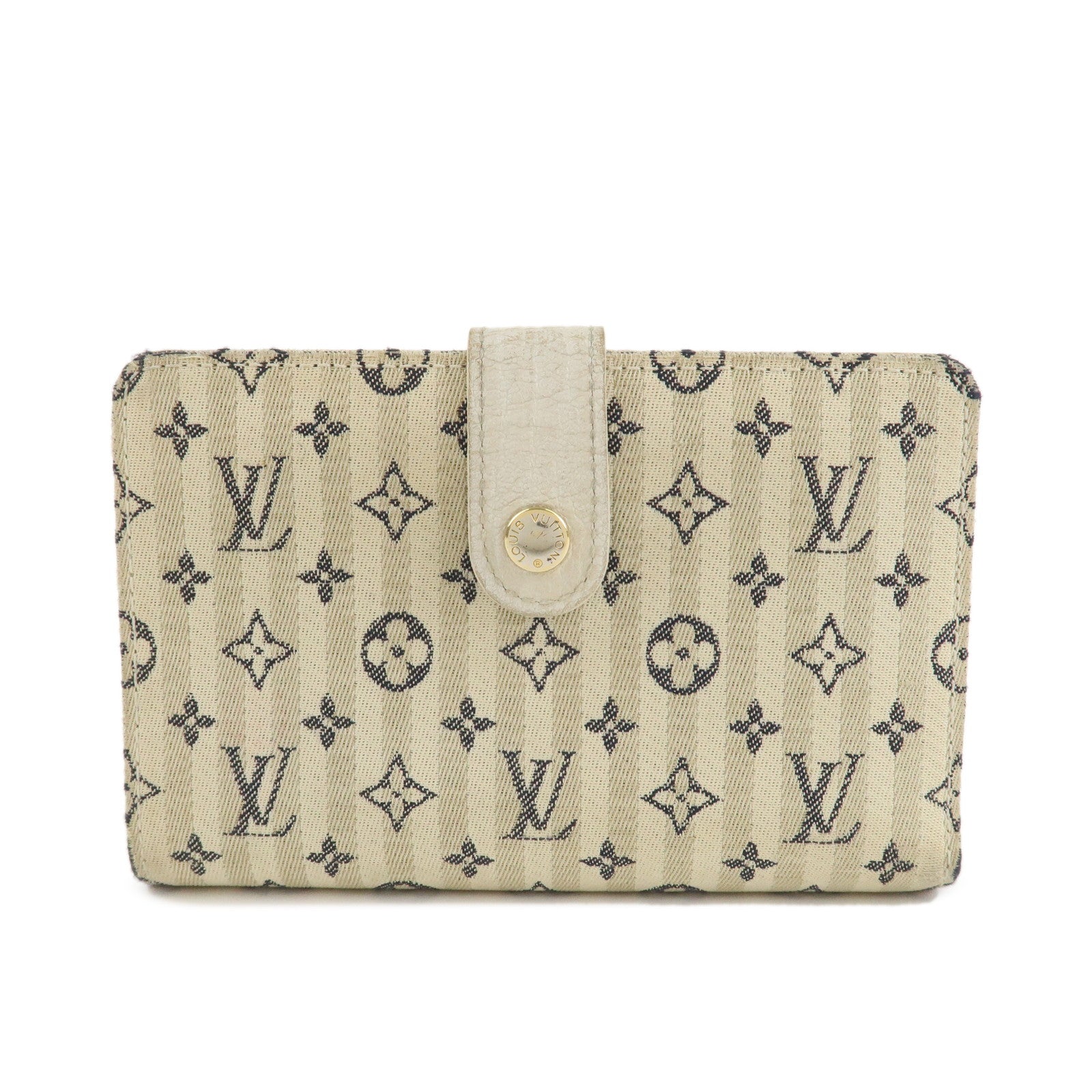 Louis Vuitton Monogram Mini Lin Porte Monnaie Billets Viennois M95659 Used