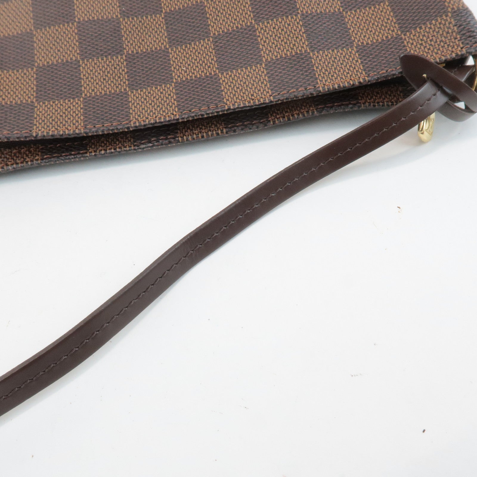 Louis Vuitton Damier Navona Accessoires Pouch Hand Bag Brown N51983