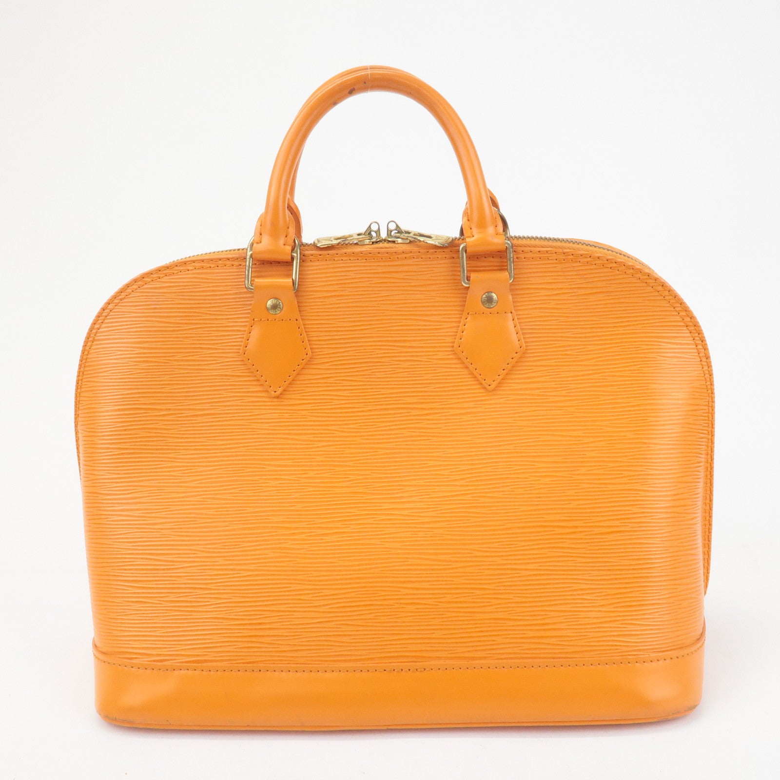 Louis Vuitton Epi Alma PM Hand Bag Pimont Orange M40623