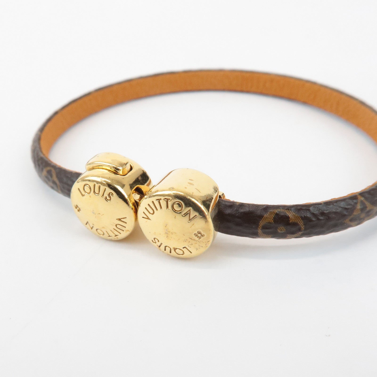 Louis Vuitton Monogram Canvas Hysteric Mini Bracelet M6407E