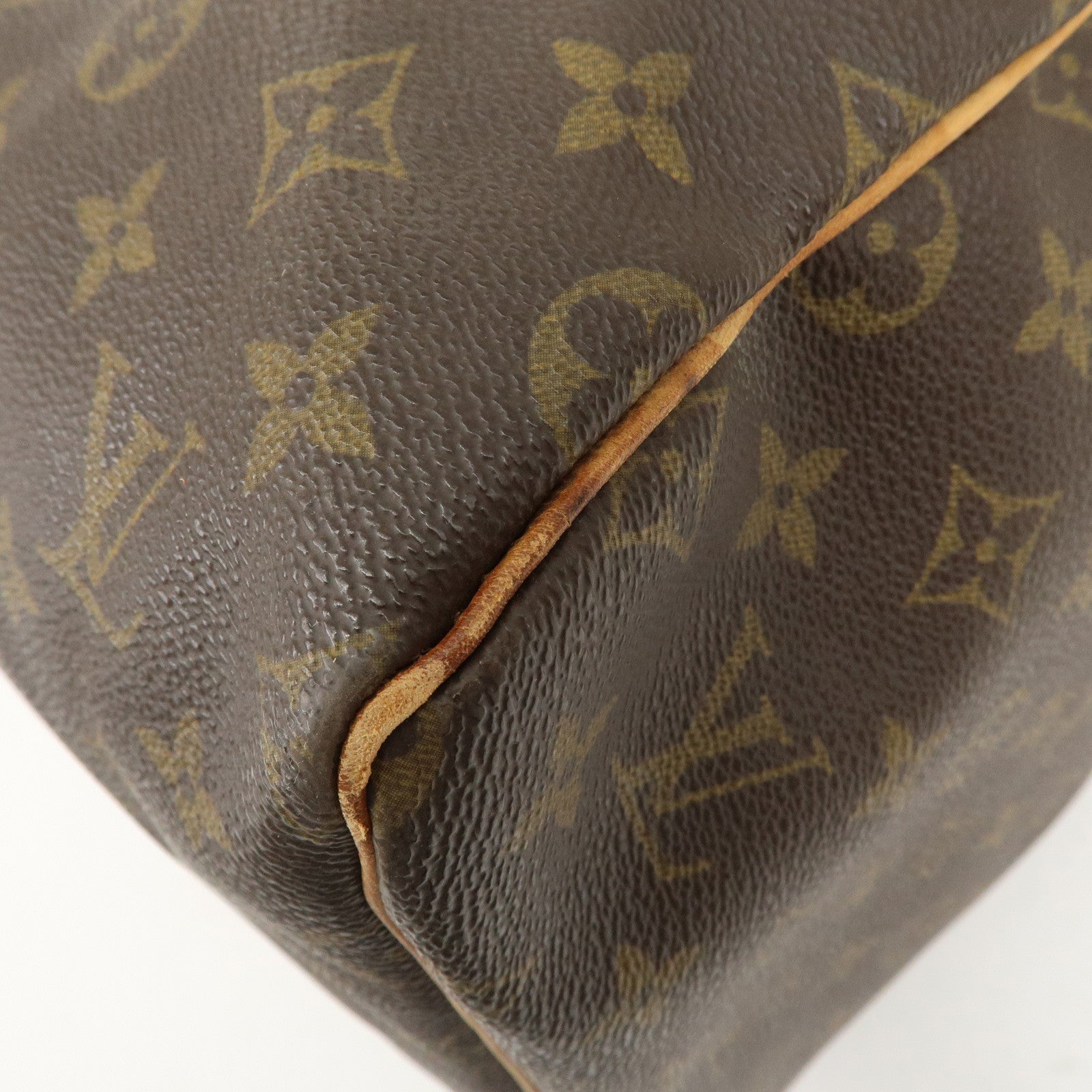 Louis Vuitton Monogram Monogram Keep All 55 Boston Bag Brown M41424 Used