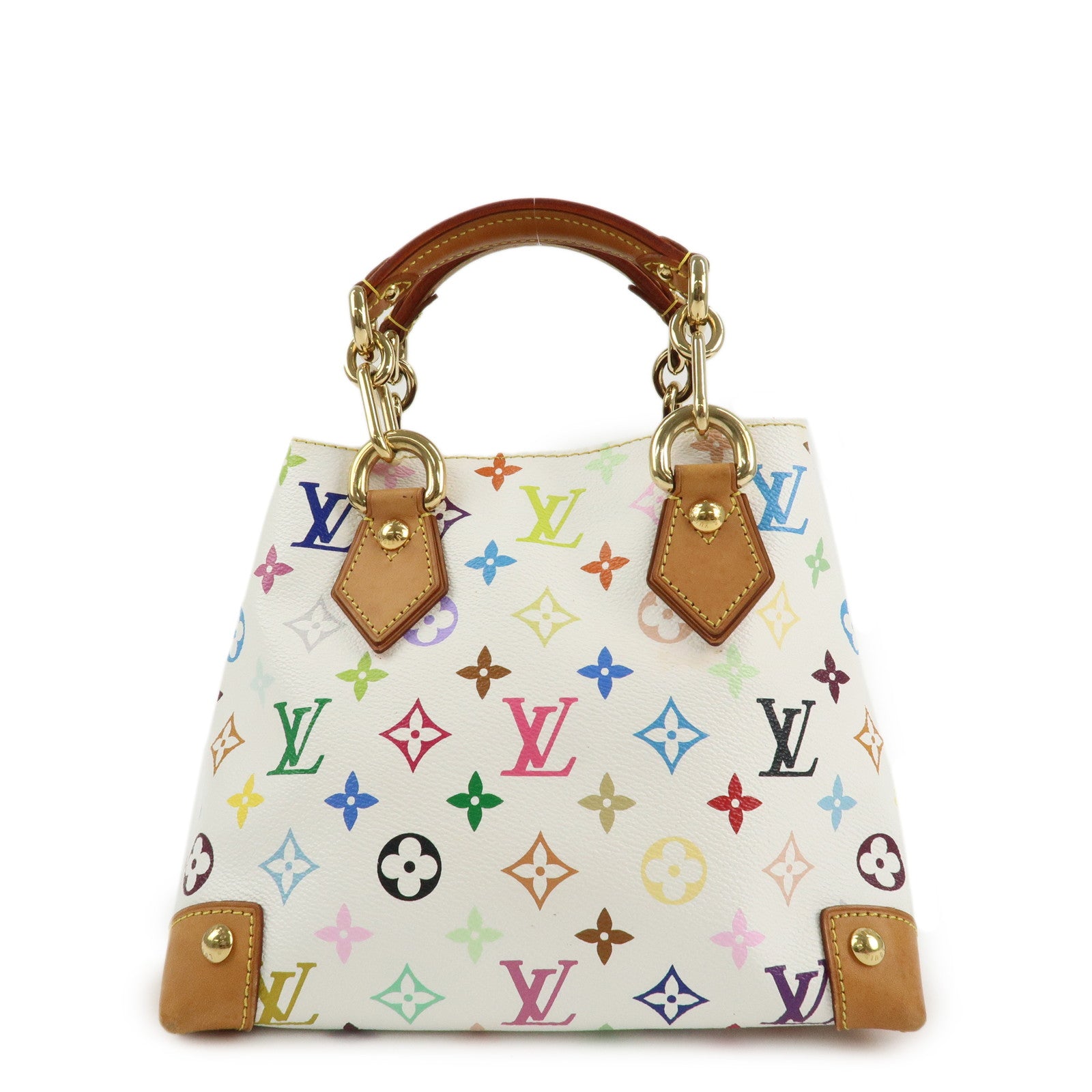 Louis Vuitton Monogram Multicolor Audra Hand Bag Blanc M40047