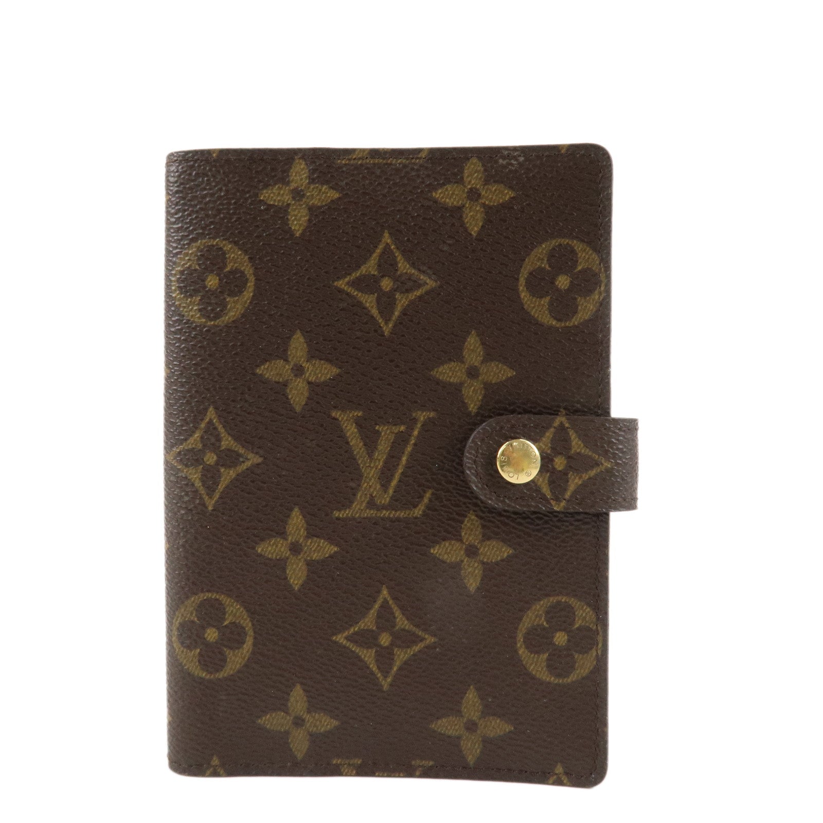 Louis Vuitton Monogram Agenda PM Planner Cover Brown SP0052