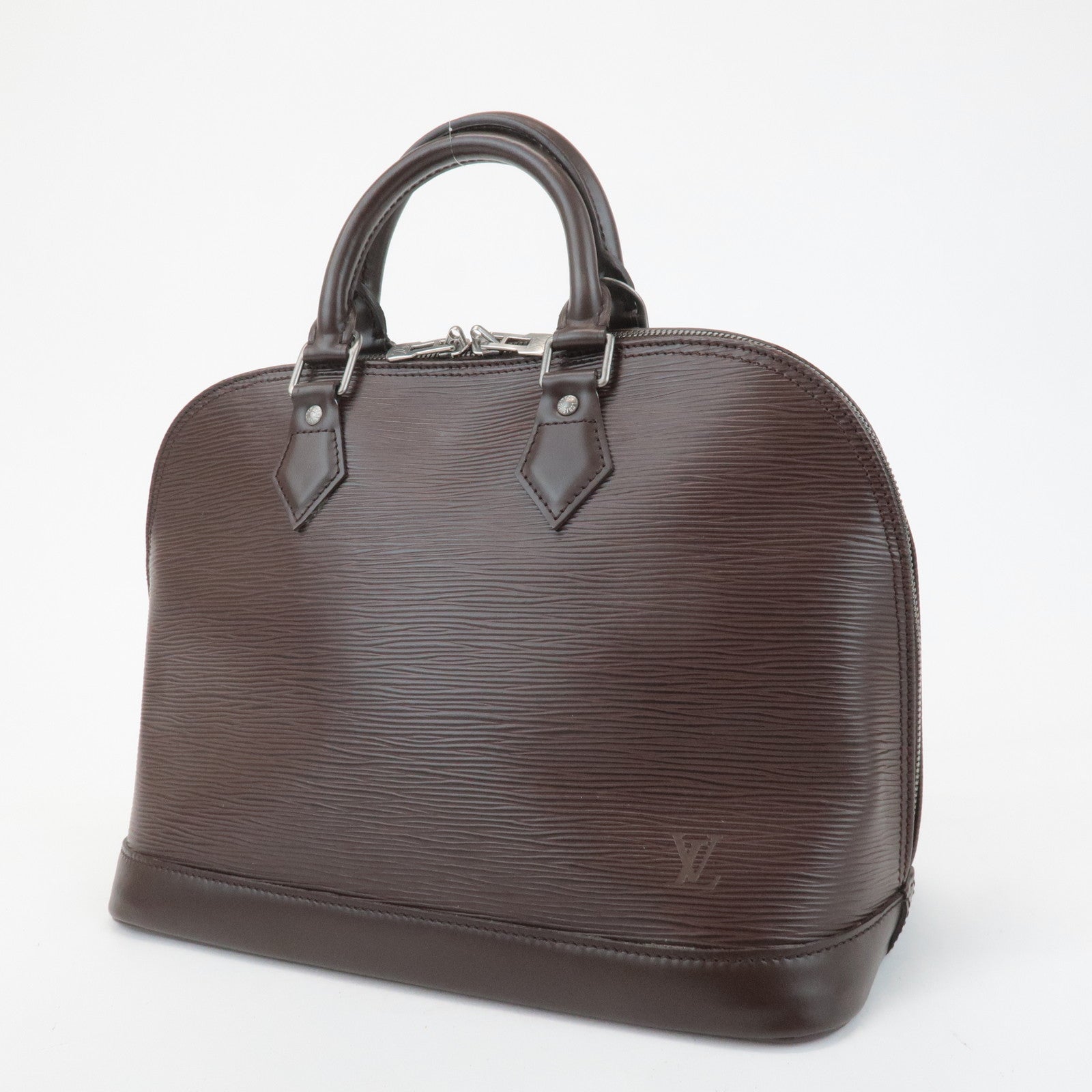 Louis Vuitton Epi Leather Alma PM Hand Bag Mocha Brown M5214D